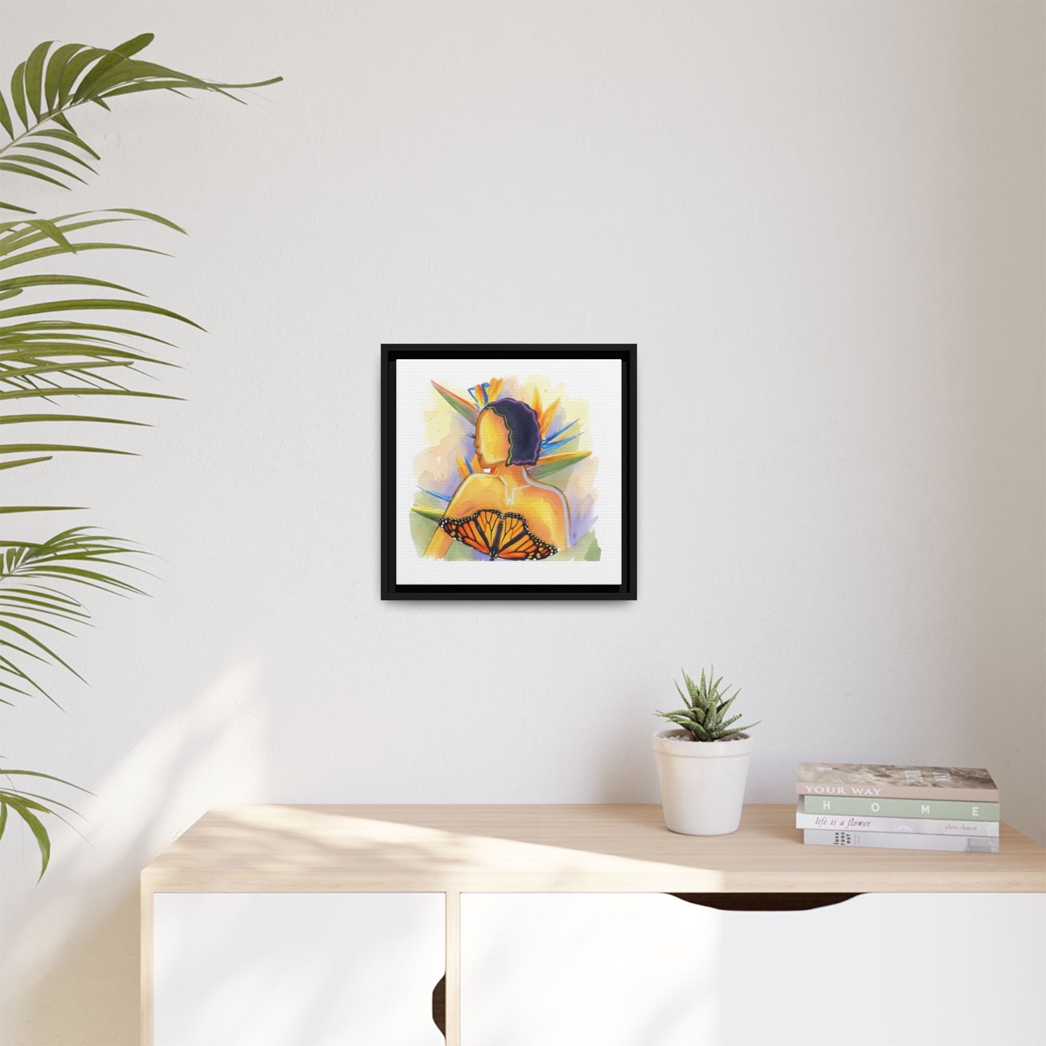 Matte Canvas, Framed (Multi-color)
