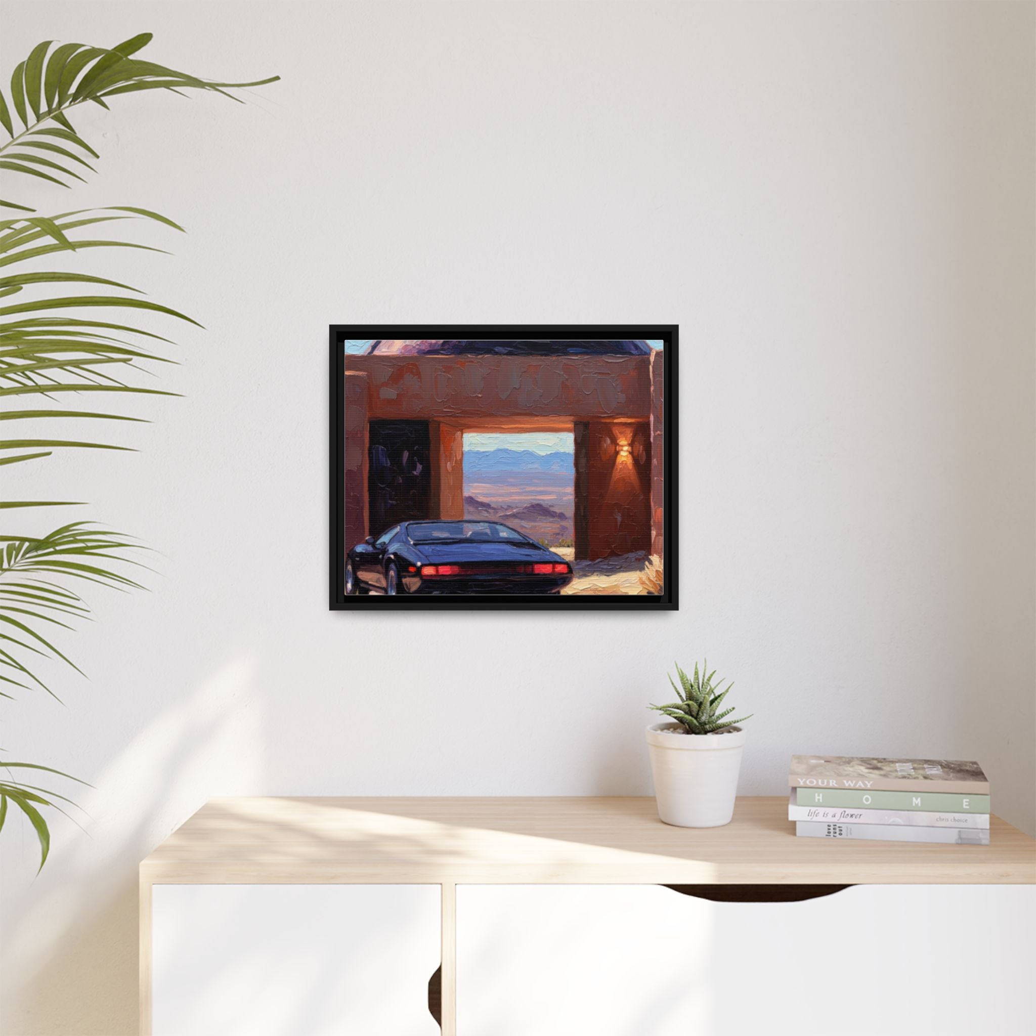 Matte Canvas, Framed (Multi-color)