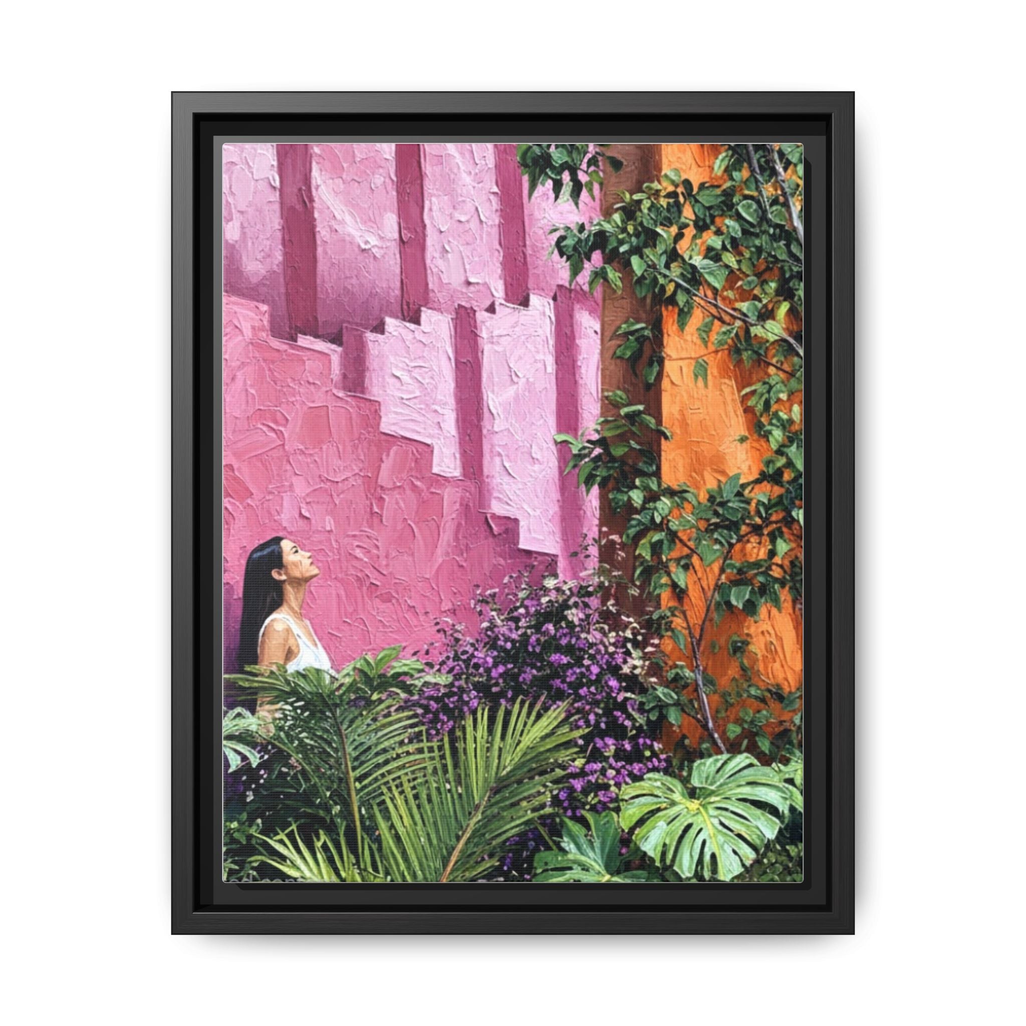 Matte Canvas, Framed (Multi-color)