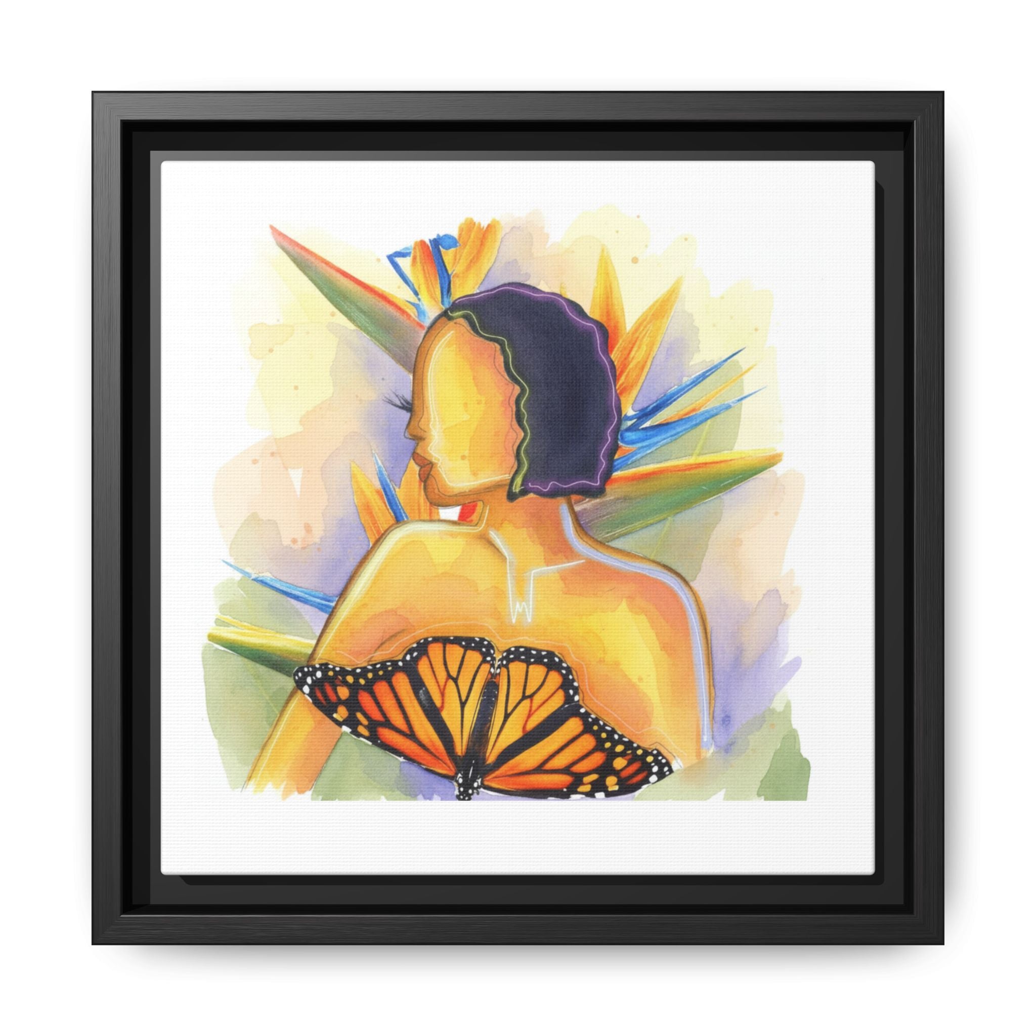 Matte Canvas, Framed (Multi-color)