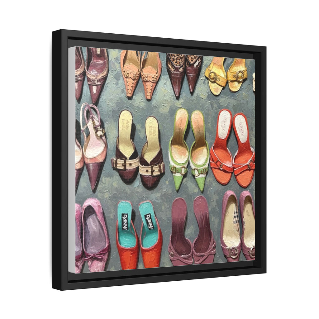 Luxury heels Matte Canvas, Framed (Multi-color)