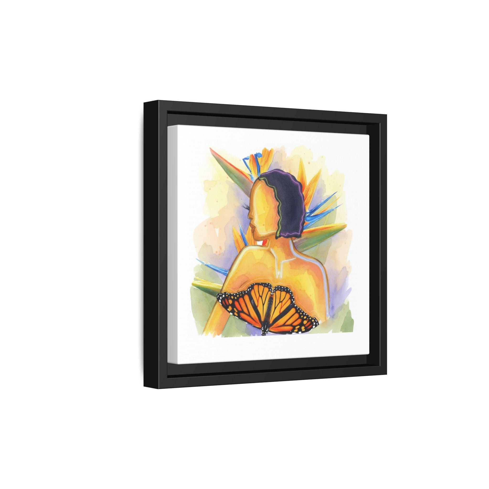 Matte Canvas, Framed (Multi-color)