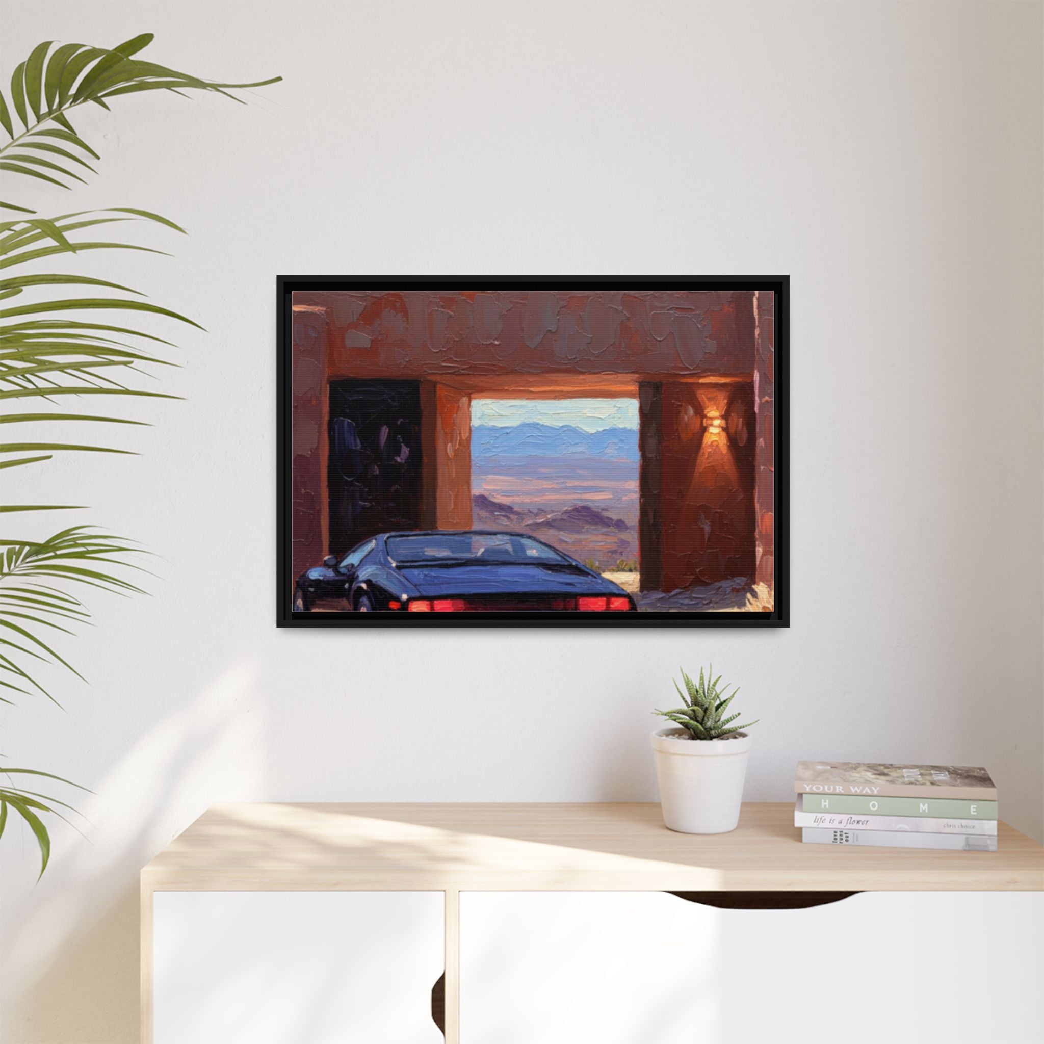 Matte Canvas, Framed (Multi-color)