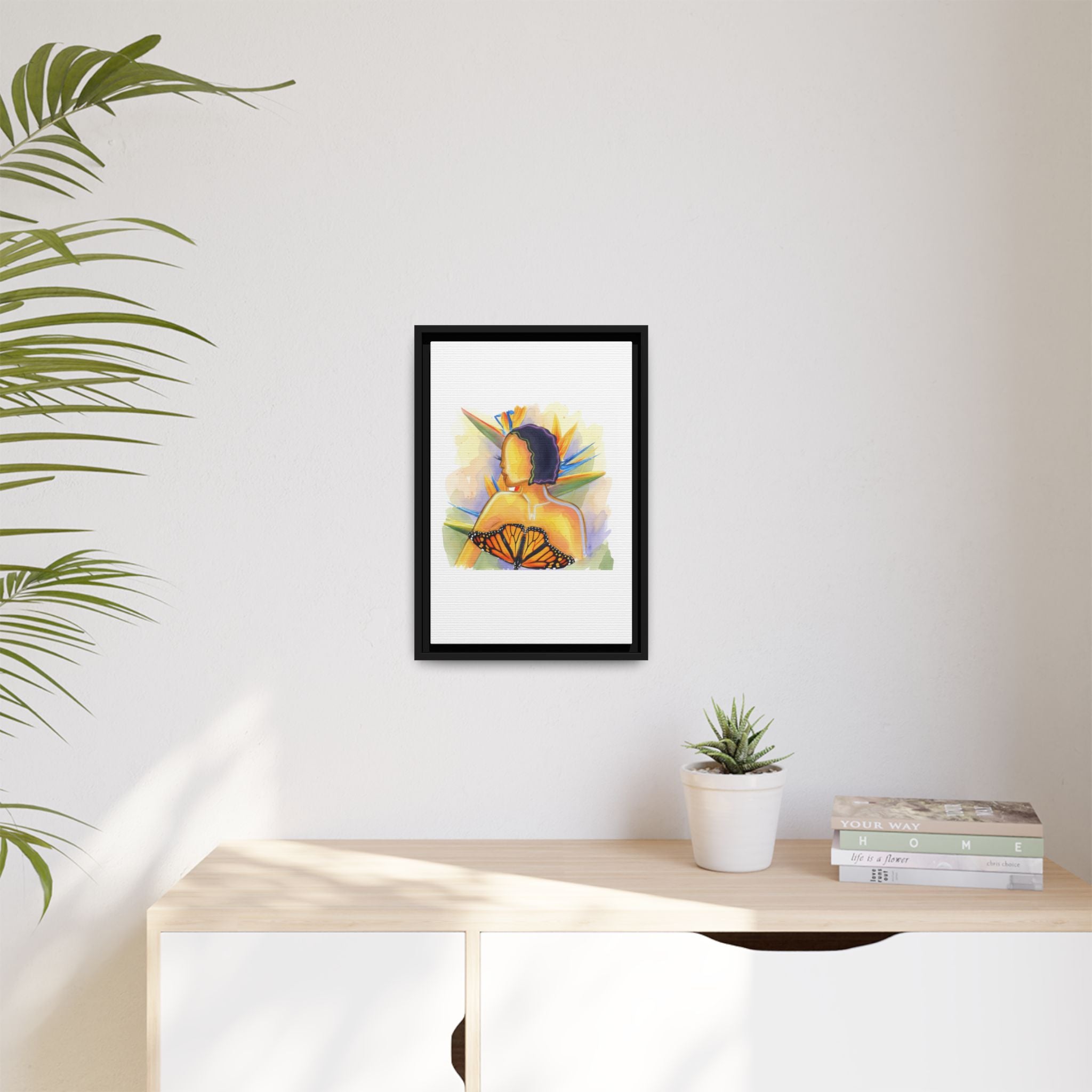 Matte Canvas, Framed (Multi-color)