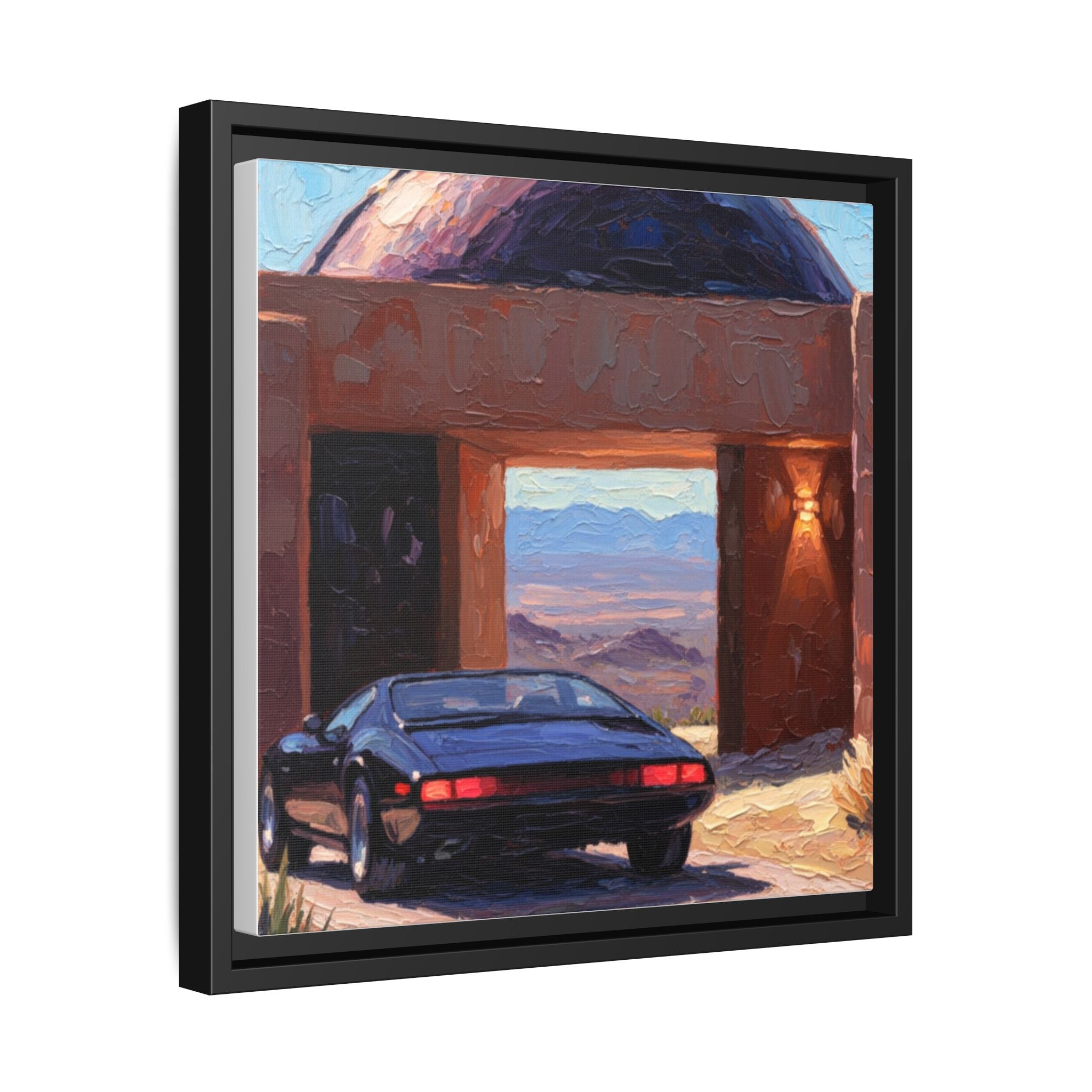Matte Canvas, Framed (Multi-color)