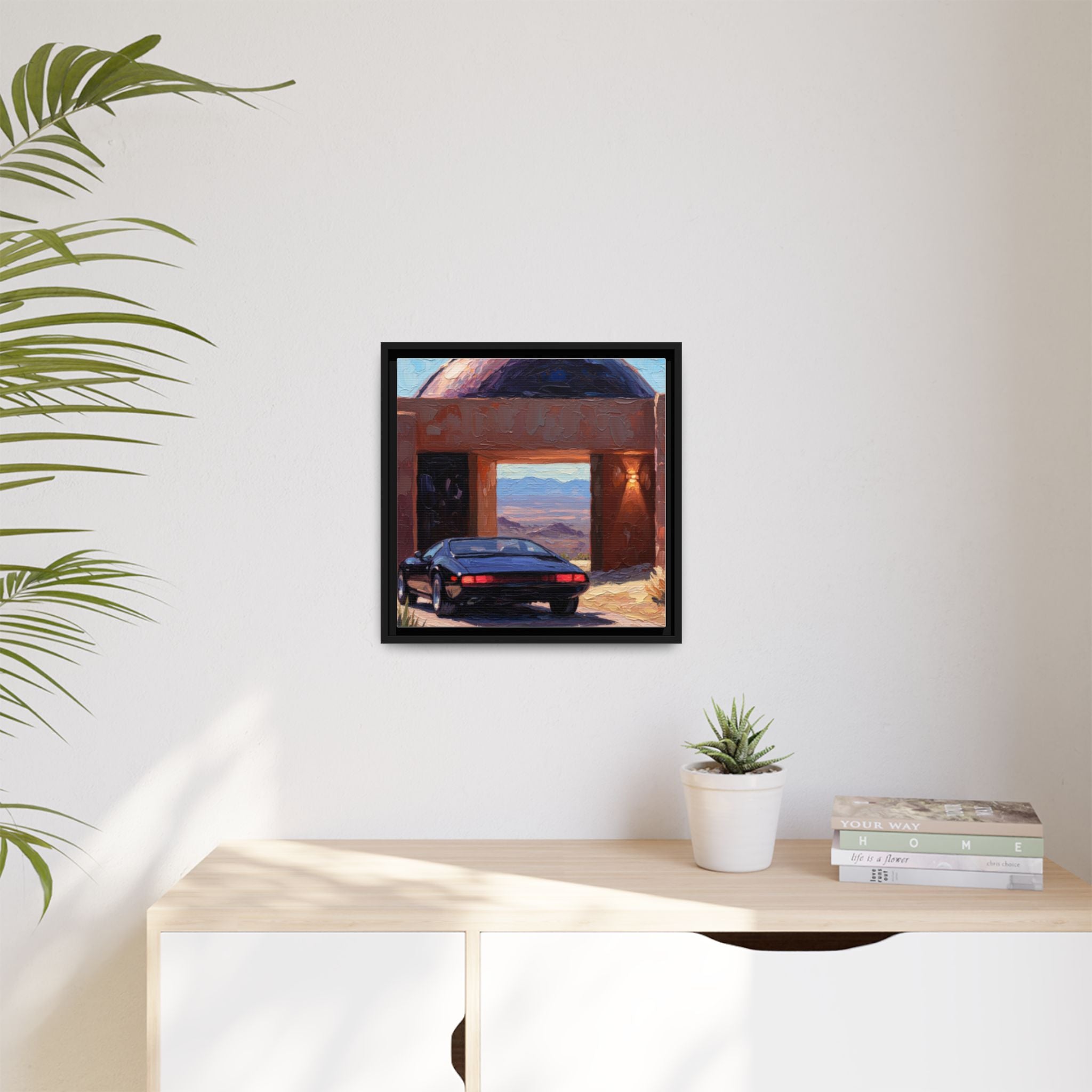 Matte Canvas, Framed (Multi-color)