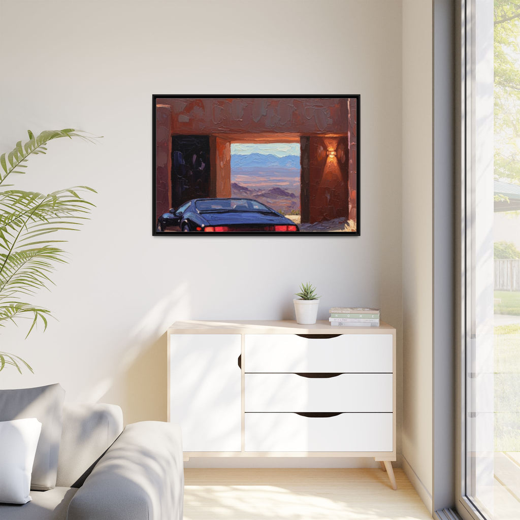 Matte Canvas, Framed (Multi-color)