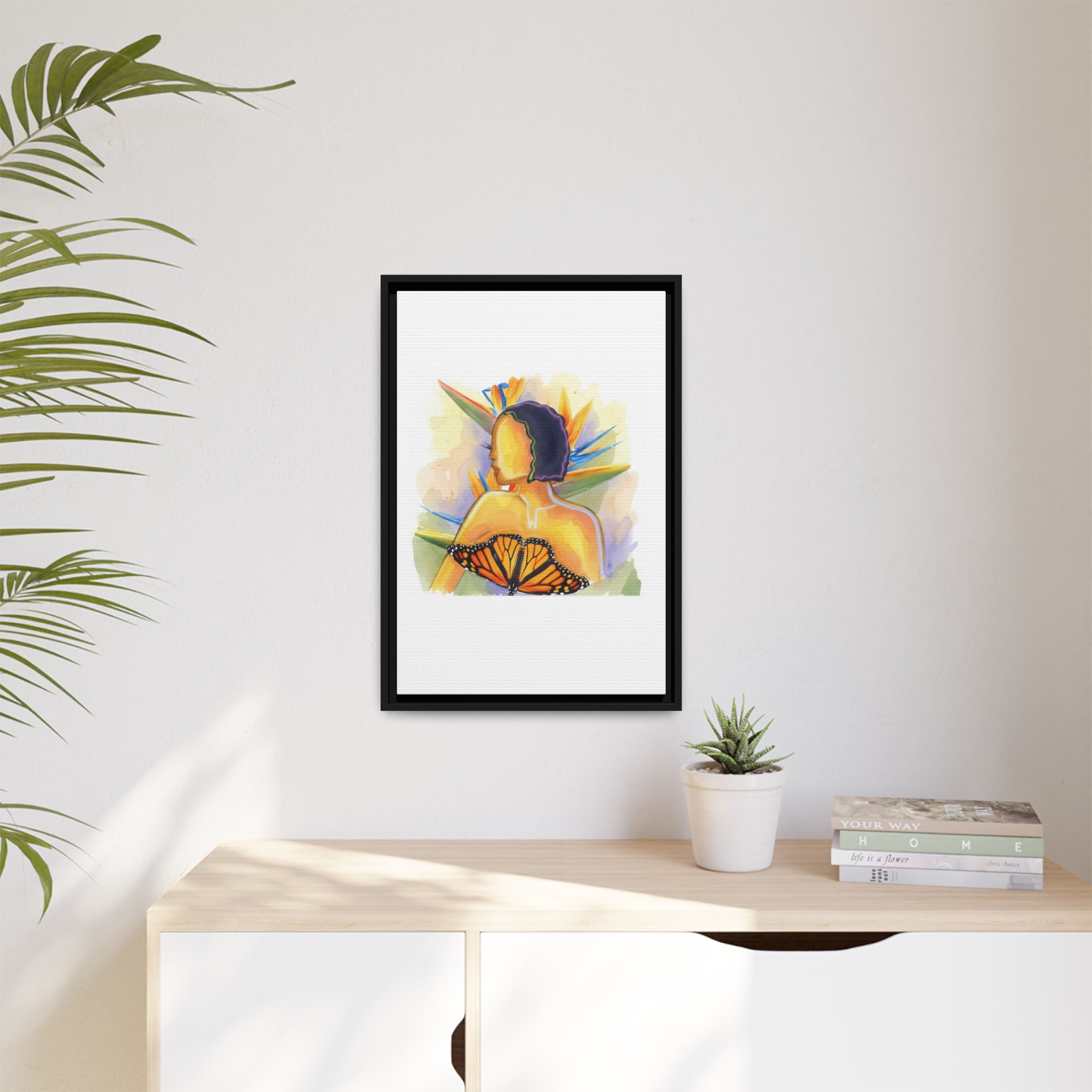 Matte Canvas, Framed (Multi-color)