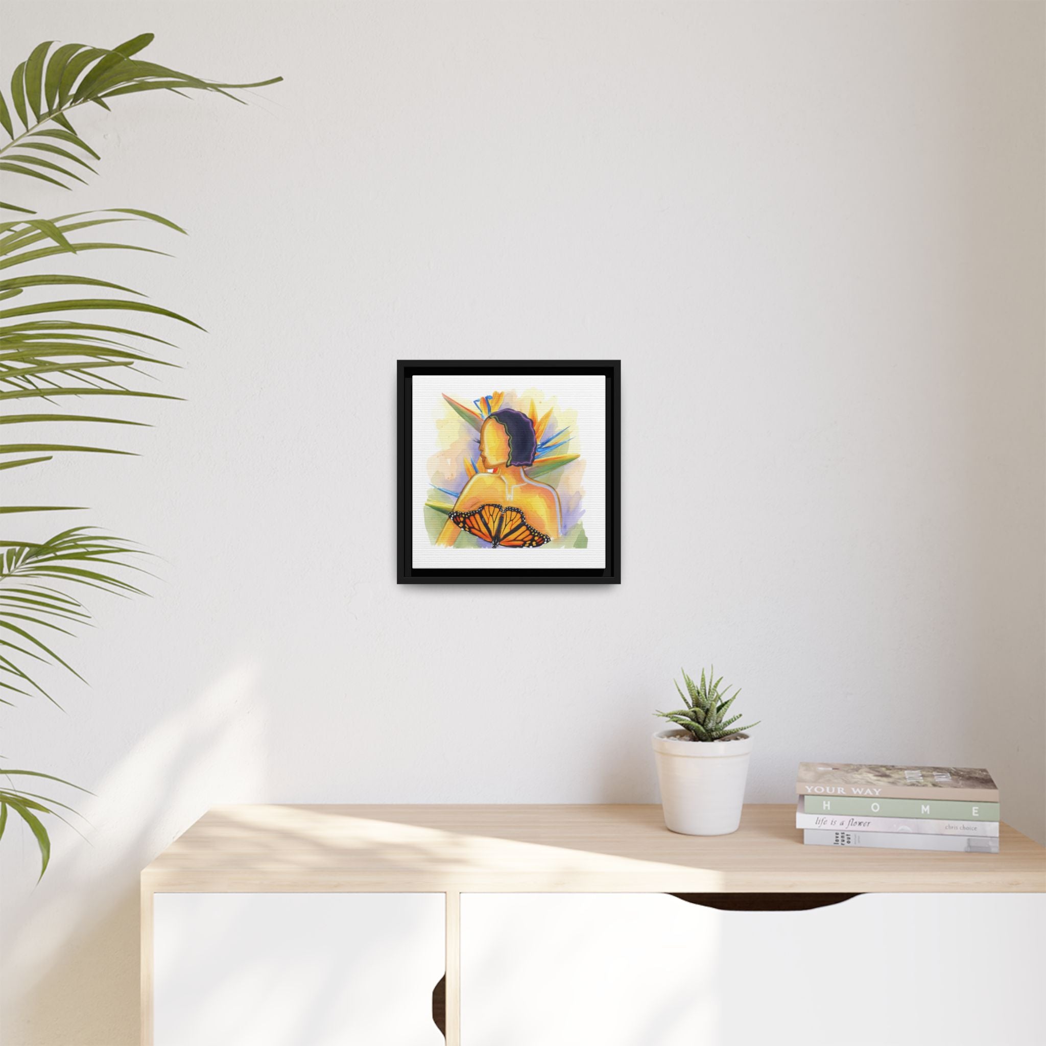 Matte Canvas, Framed (Multi-color)