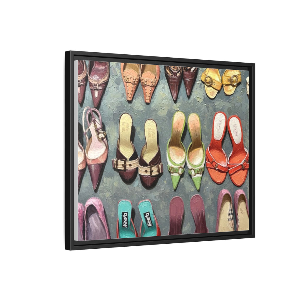 Luxury heels Matte Canvas, Framed (Multi-color)