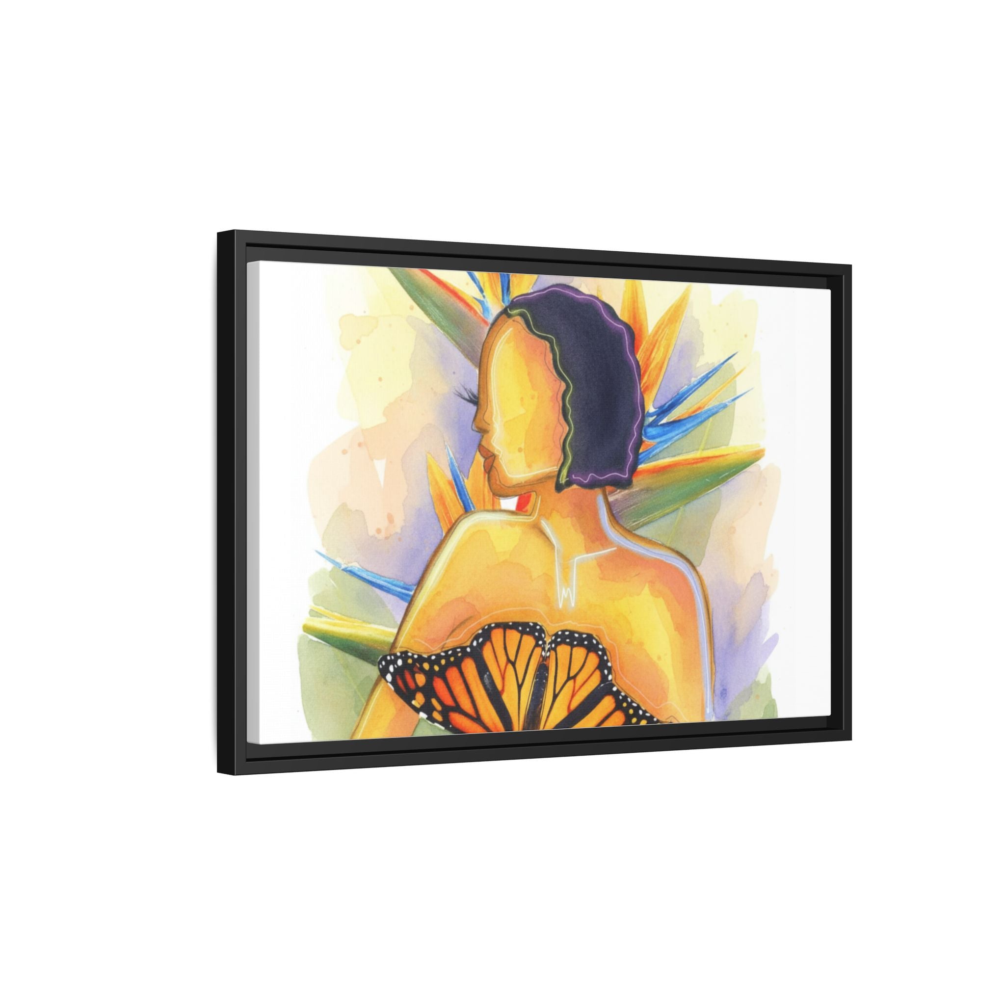 Matte Canvas, Framed (Multi-color)