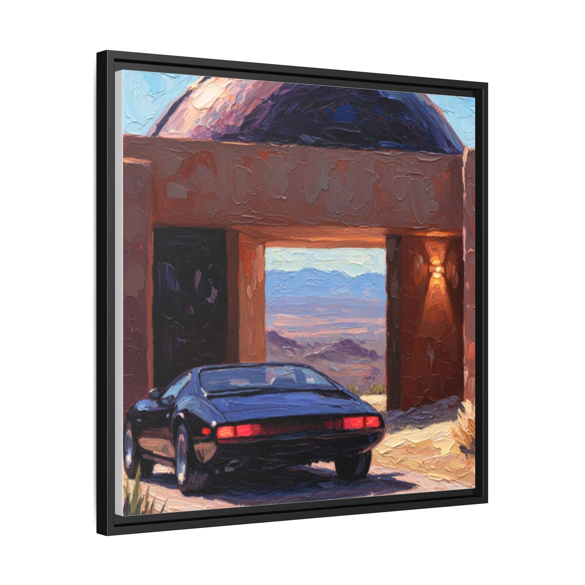 Matte Canvas, Framed (Multi-color)