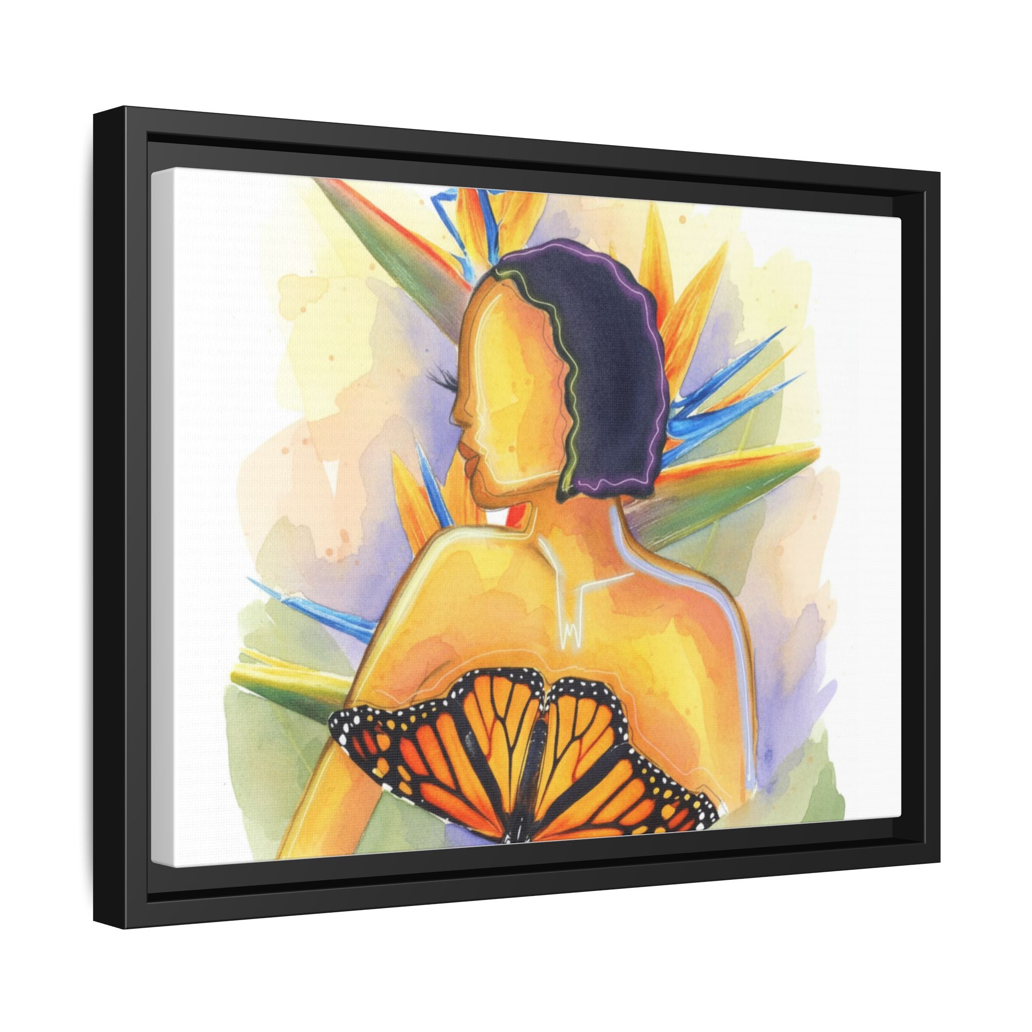 Matte Canvas, Framed (Multi-color)