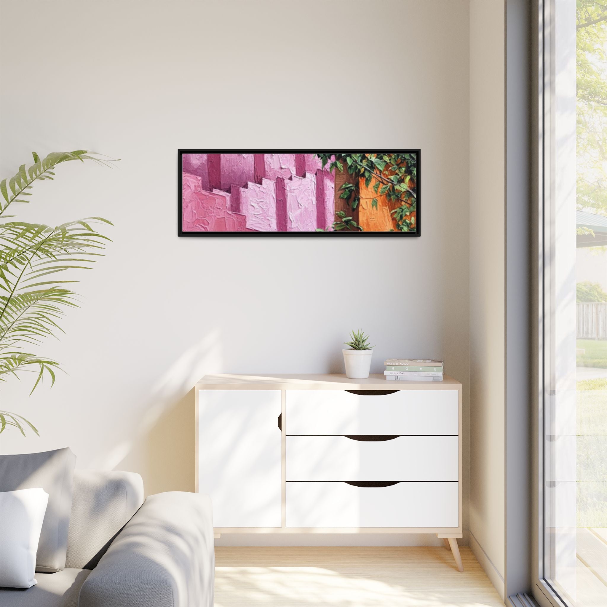 Matte Canvas, Framed (Multi-color)