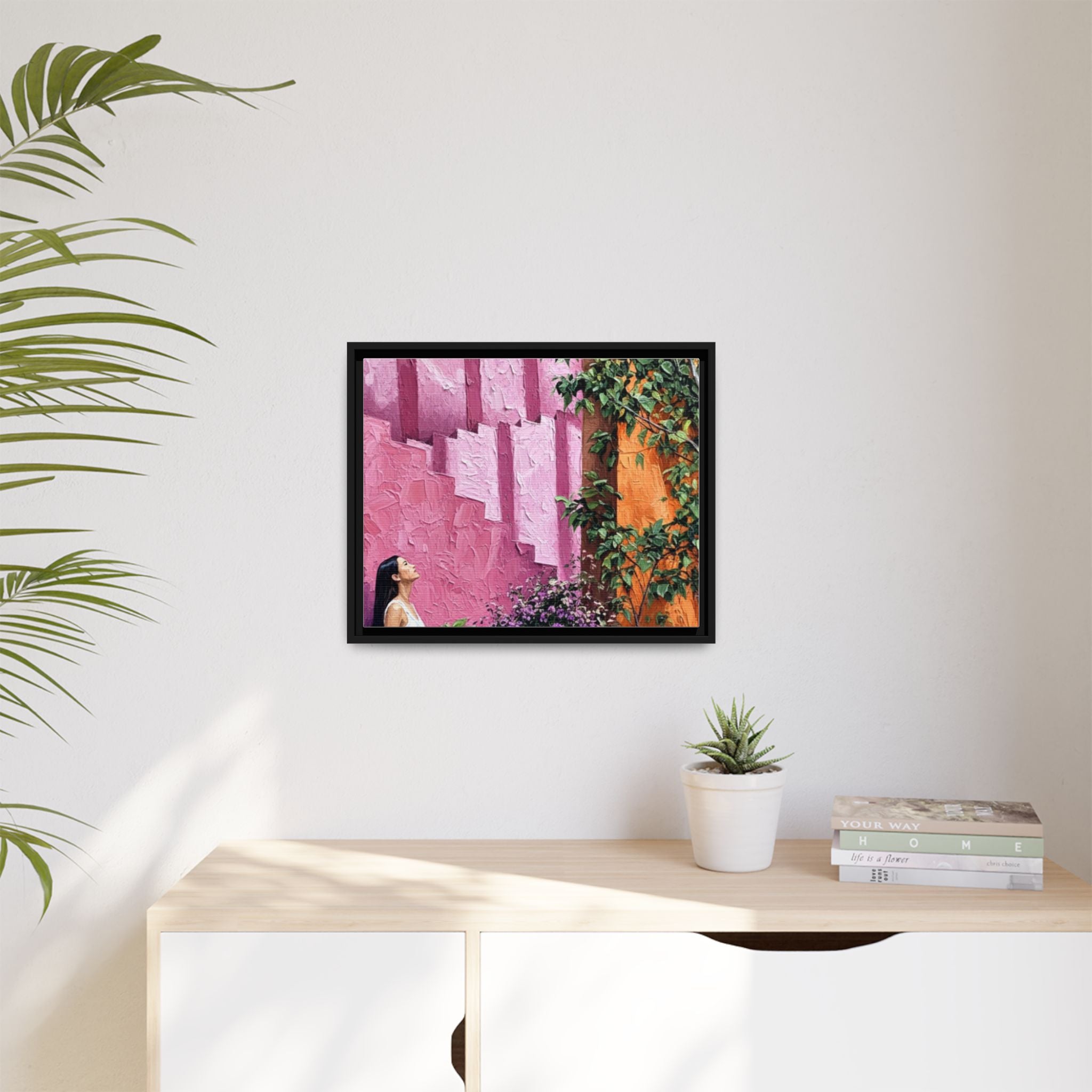 Matte Canvas, Framed (Multi-color)