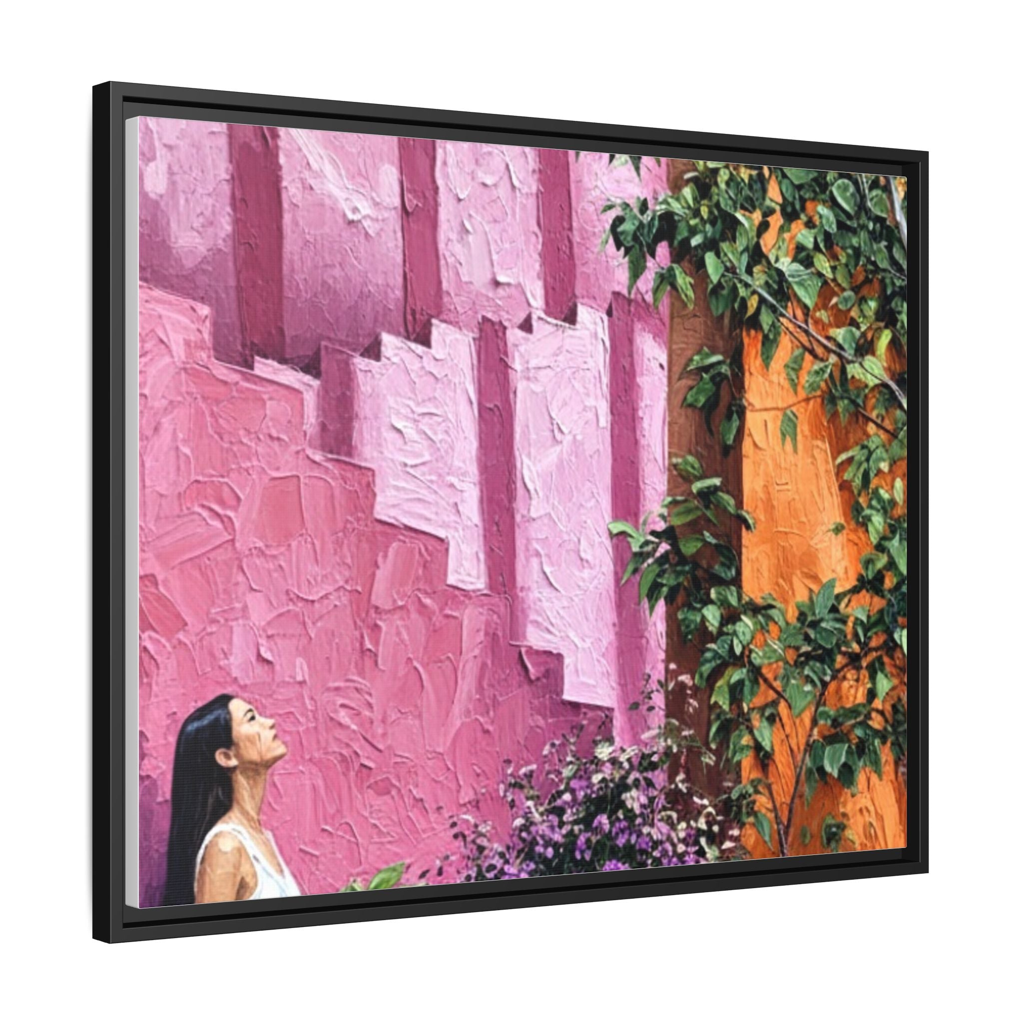 Matte Canvas, Framed (Multi-color)