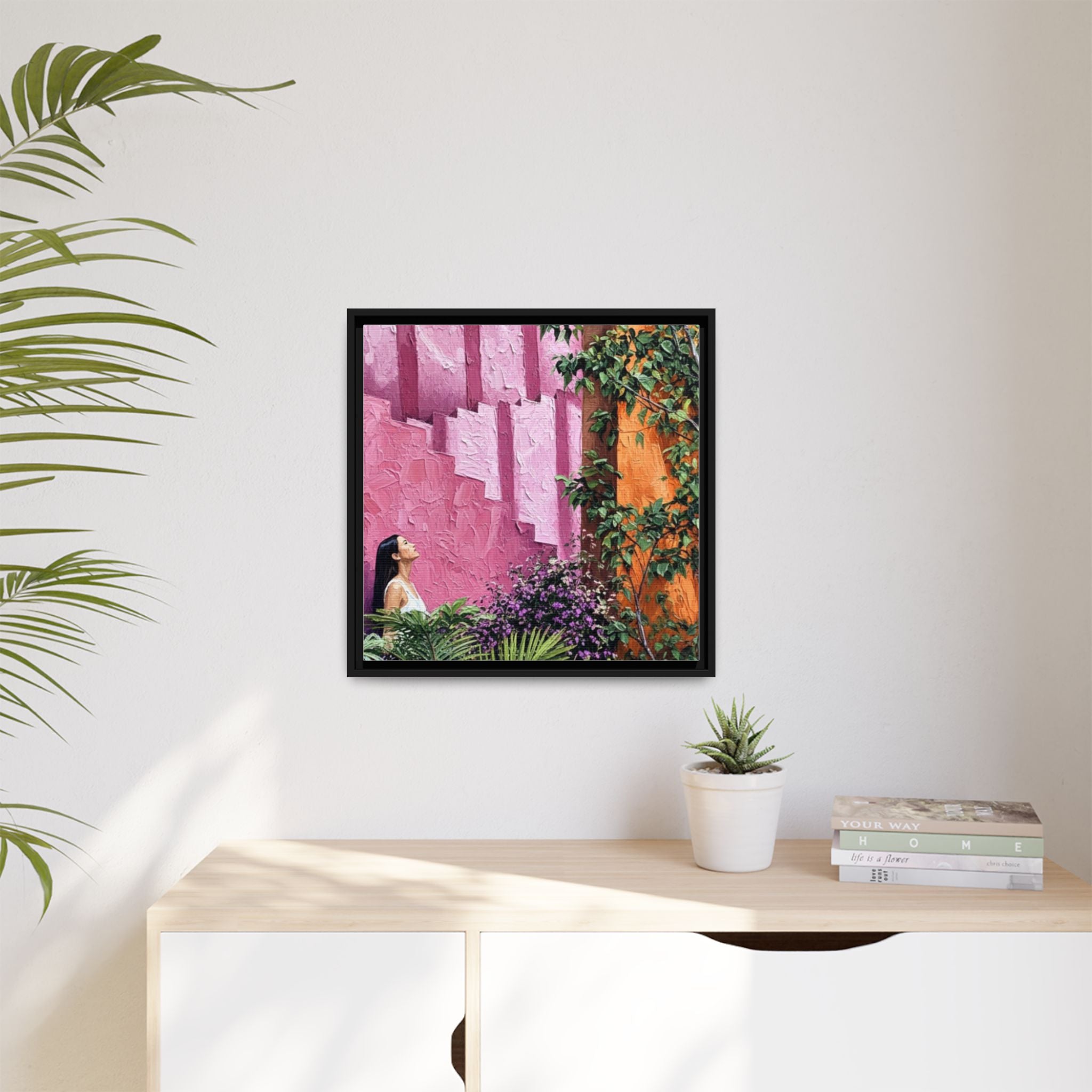 Matte Canvas, Framed (Multi-color)