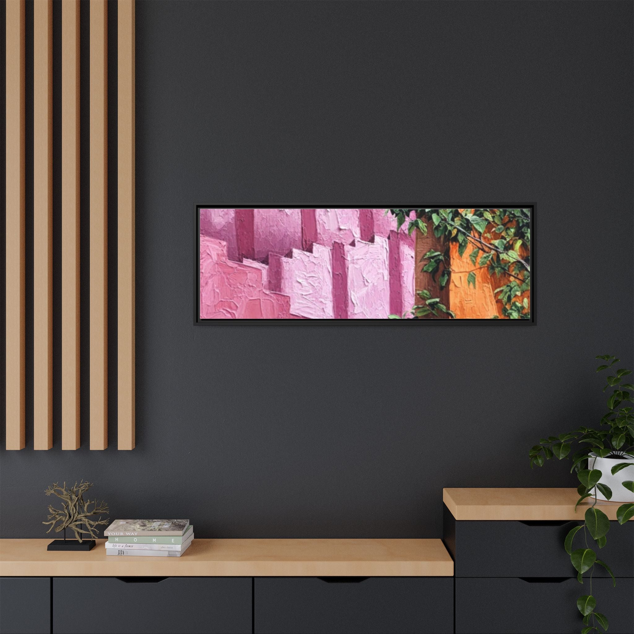 Matte Canvas, Framed (Multi-color)
