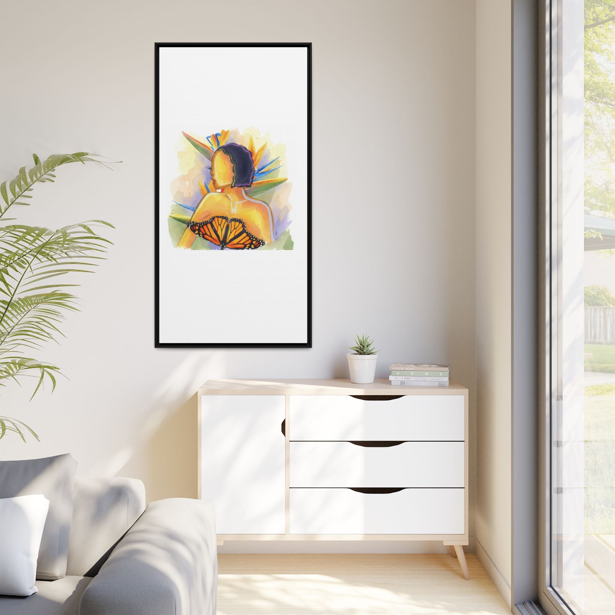 Matte Canvas, Framed (Multi-color)