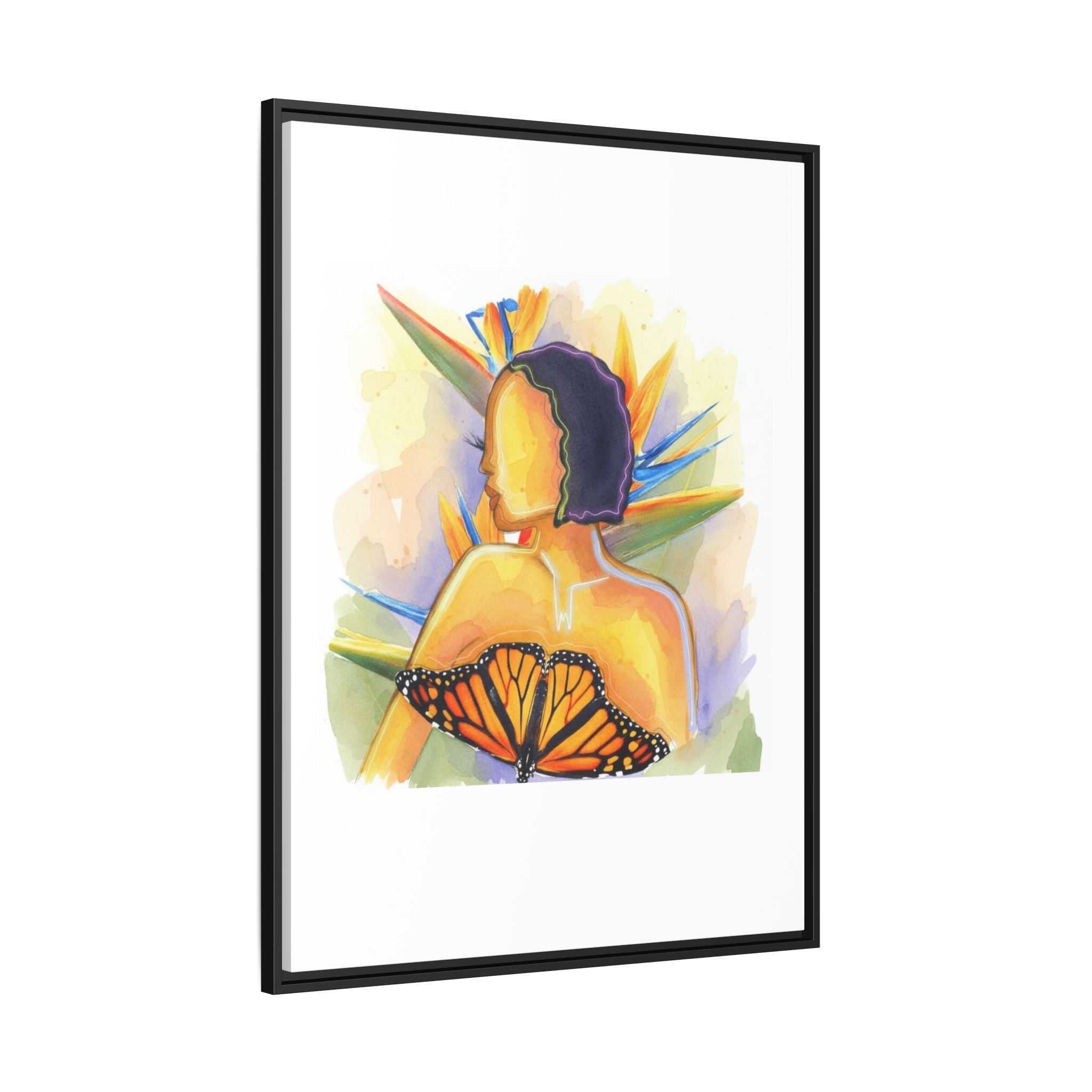 Matte Canvas, Framed (Multi-color)