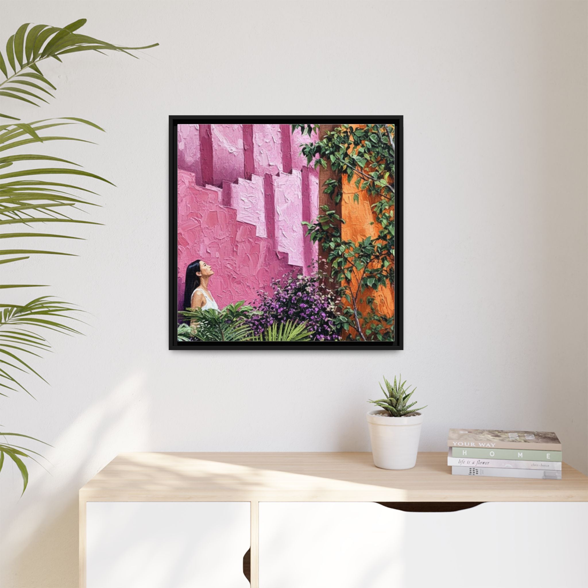 Matte Canvas, Framed (Multi-color)