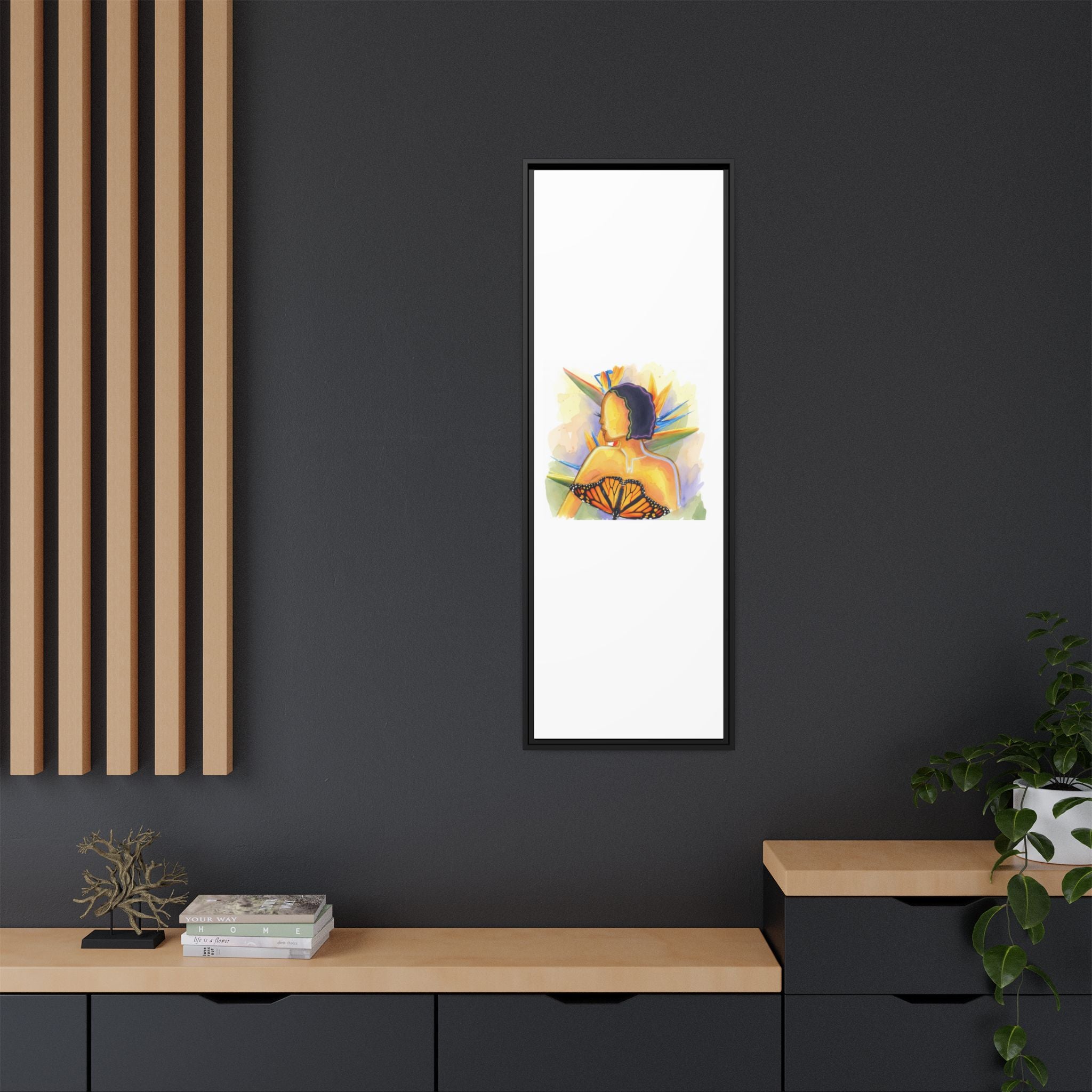 Matte Canvas, Framed (Multi-color)