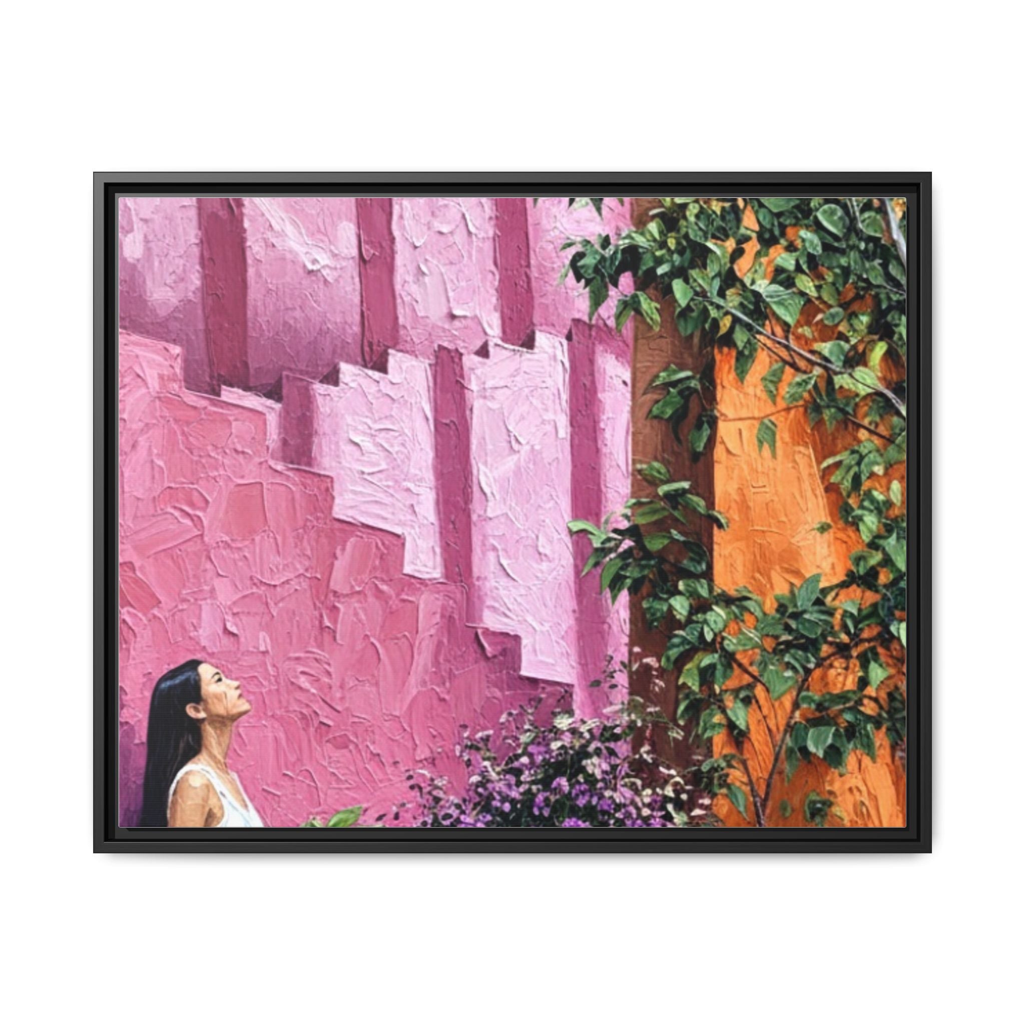 Matte Canvas, Framed (Multi-color)