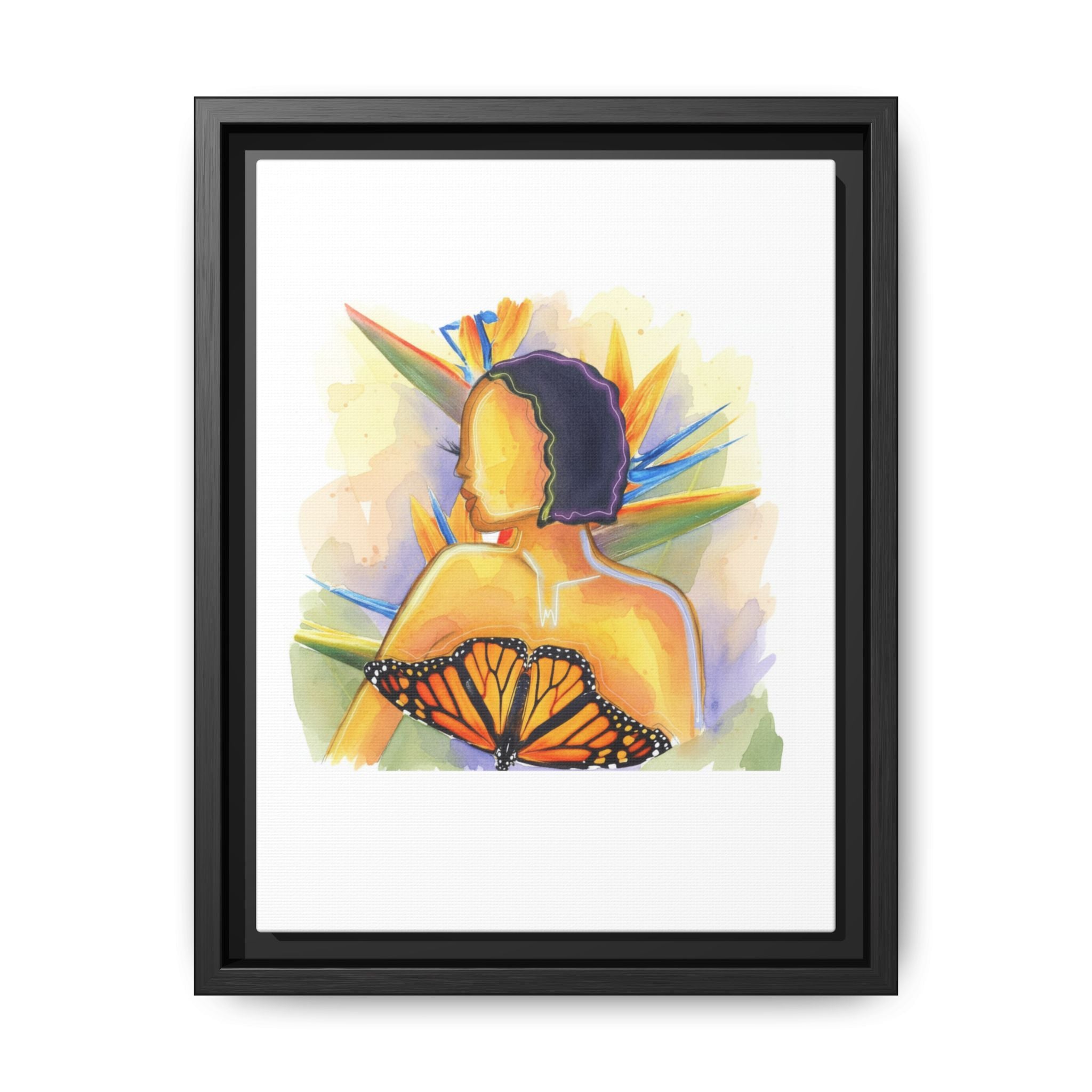Matte Canvas, Framed (Multi-color)
