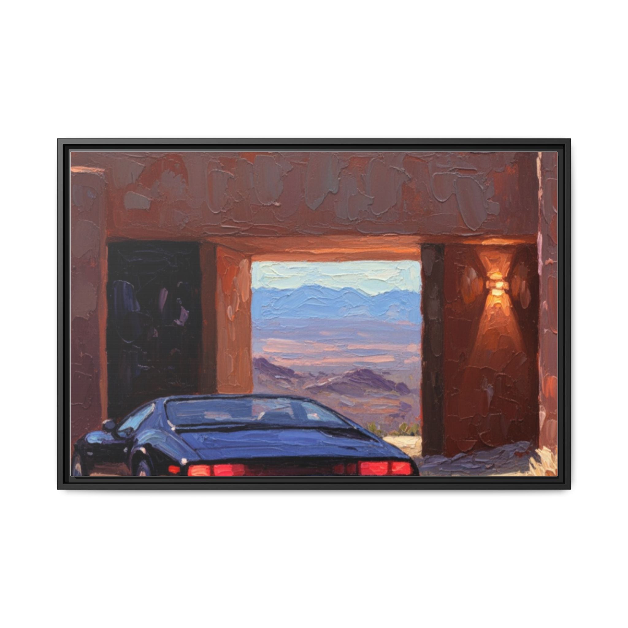 Matte Canvas, Framed (Multi-color)