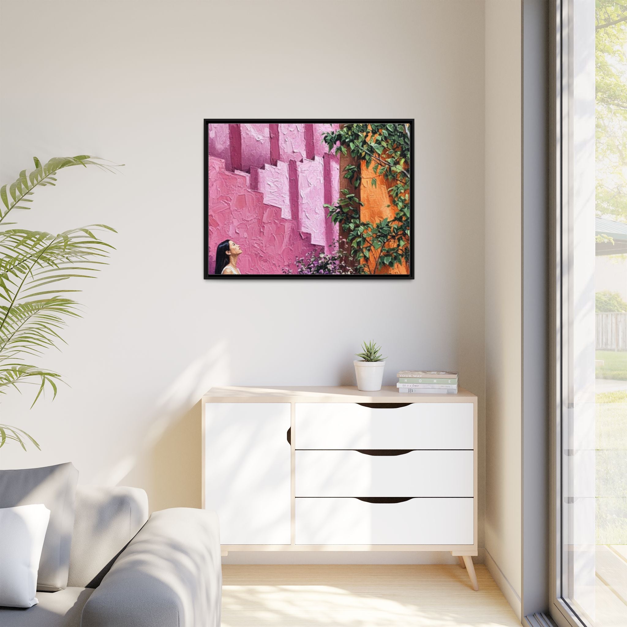 Matte Canvas, Framed (Multi-color)