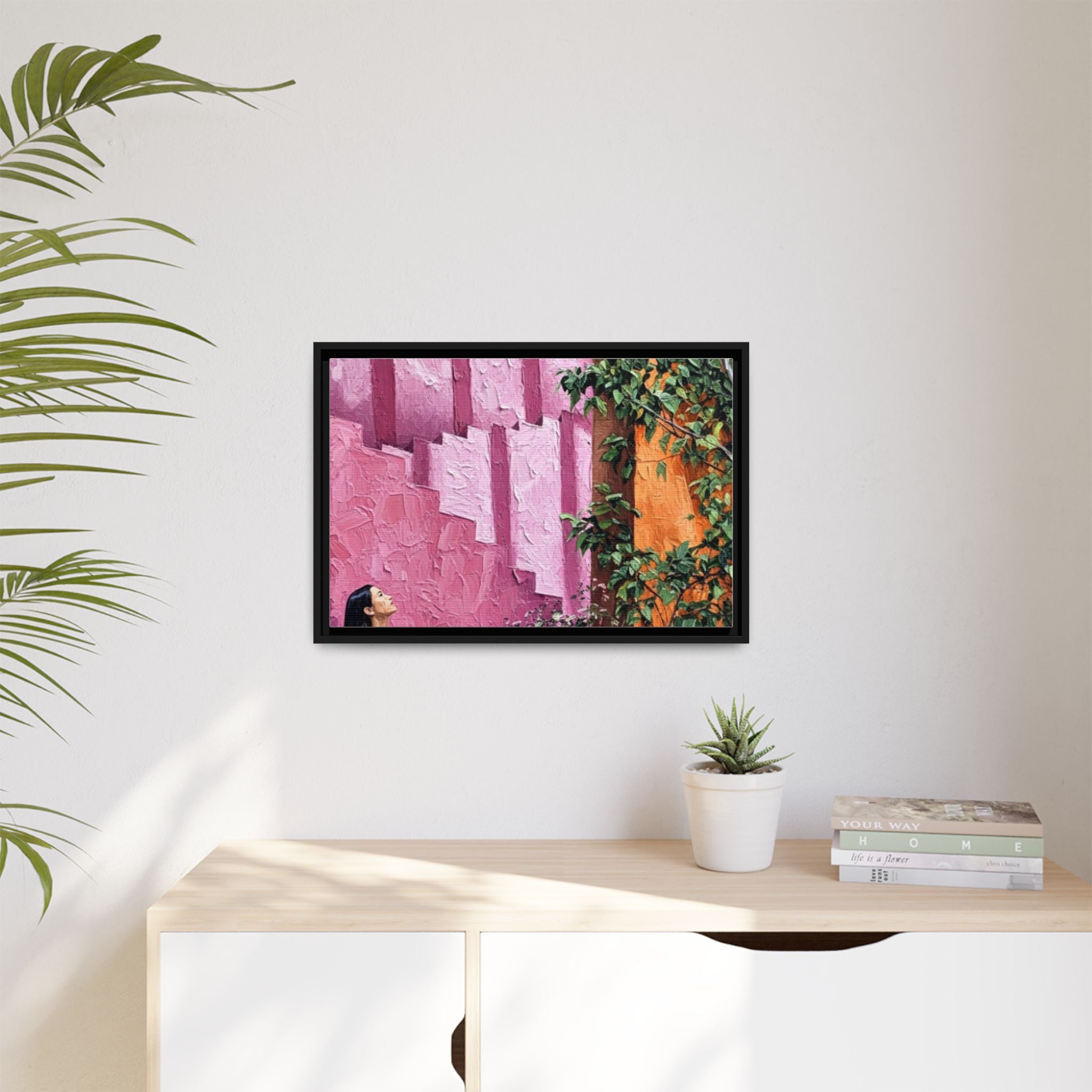 Matte Canvas, Framed (Multi-color)