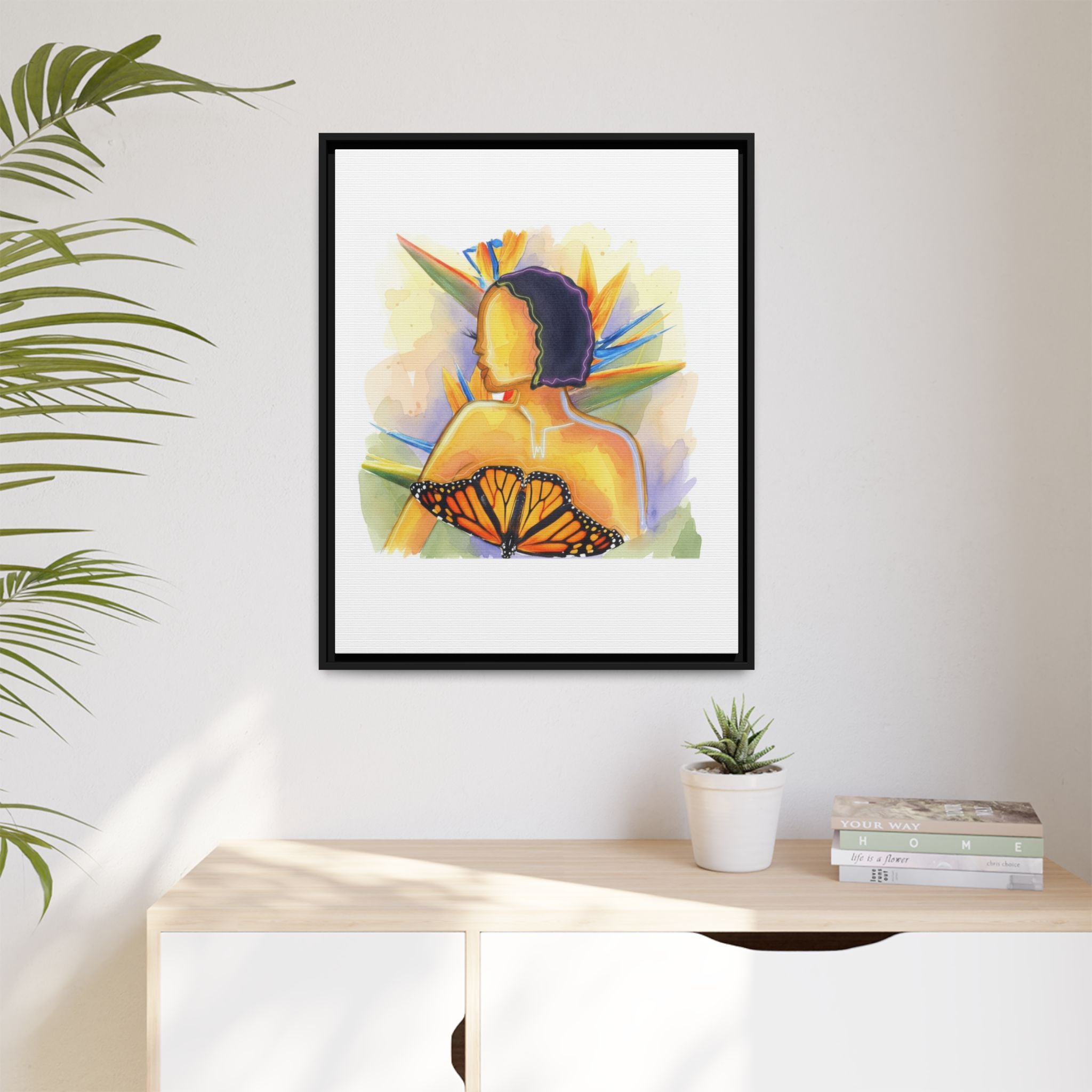 Matte Canvas, Framed (Multi-color)