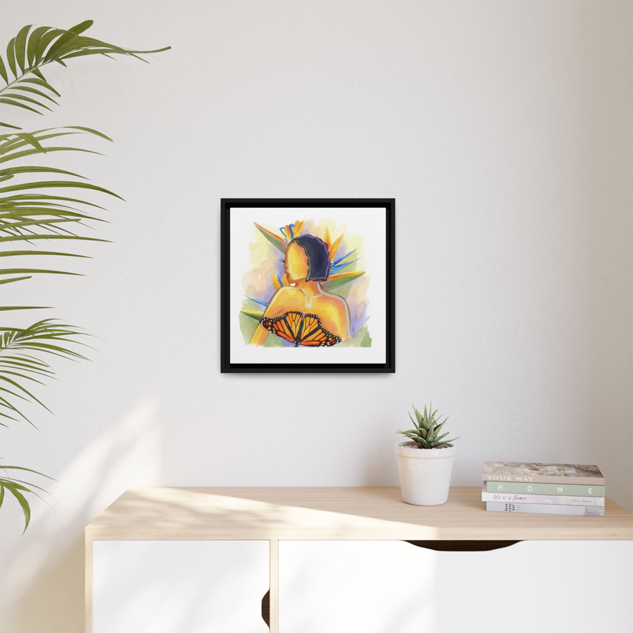 Matte Canvas, Framed (Multi-color)