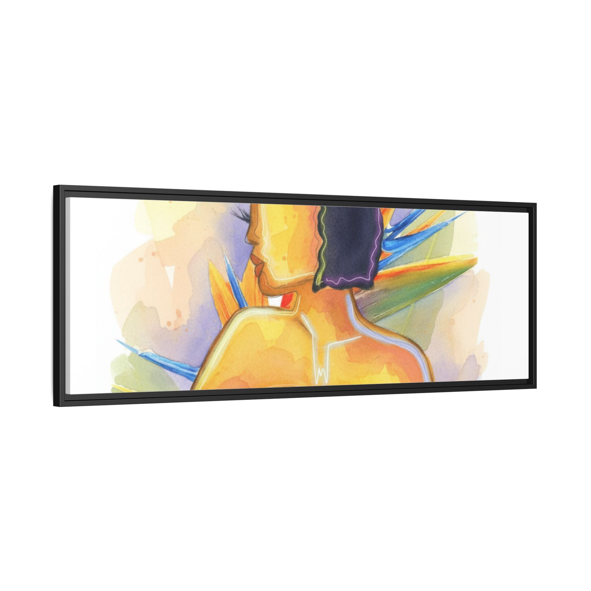 Matte Canvas, Framed (Multi-color)