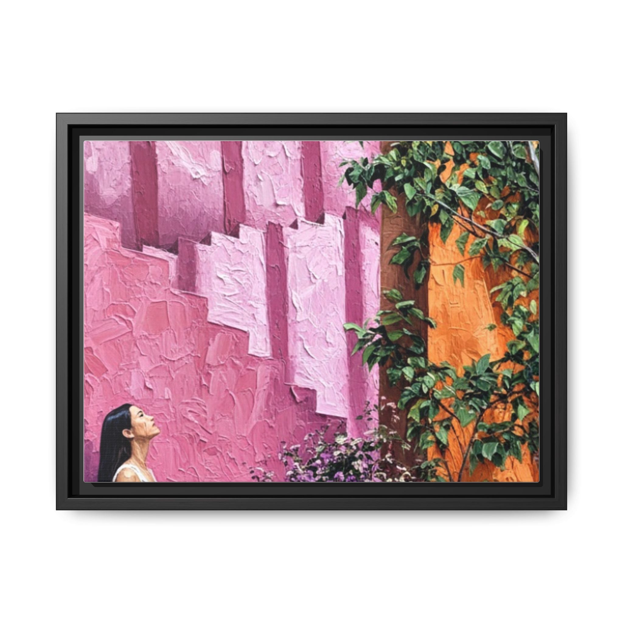 Matte Canvas, Framed (Multi-color)