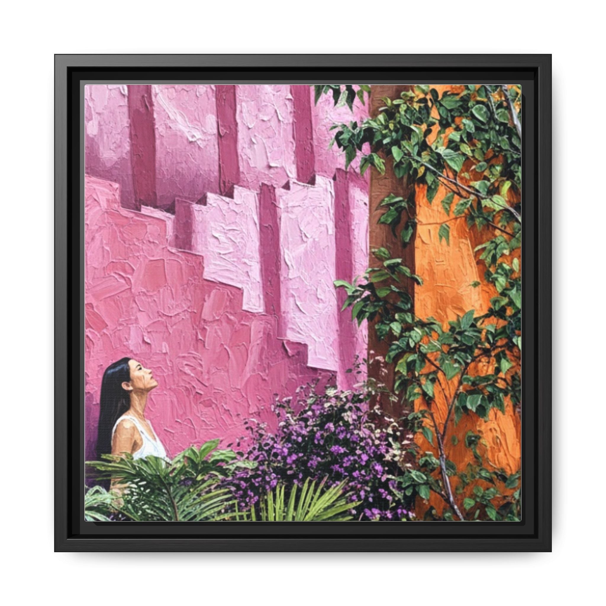Matte Canvas, Framed (Multi-color)