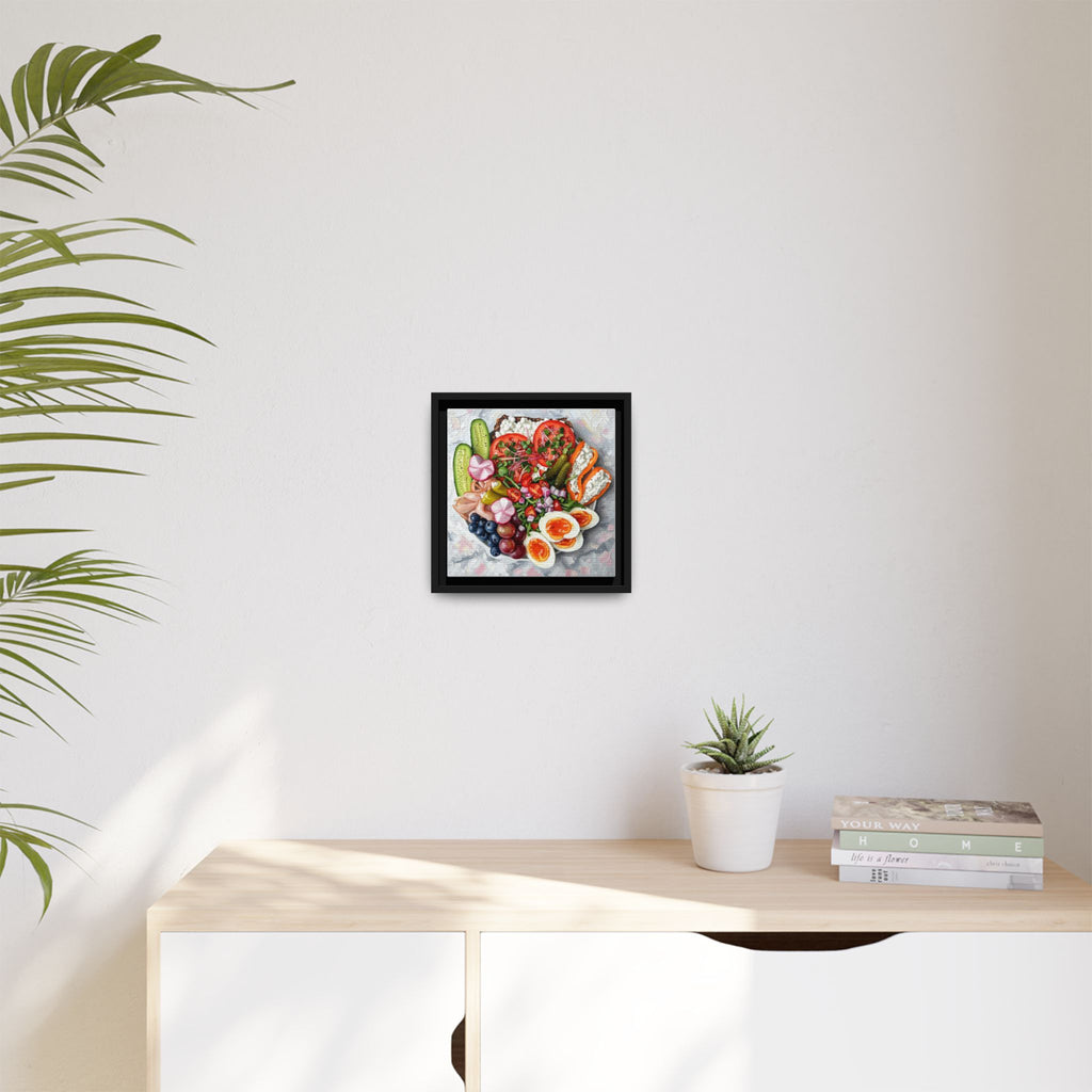 Healthy Meal Canvas Print Kitchen Art