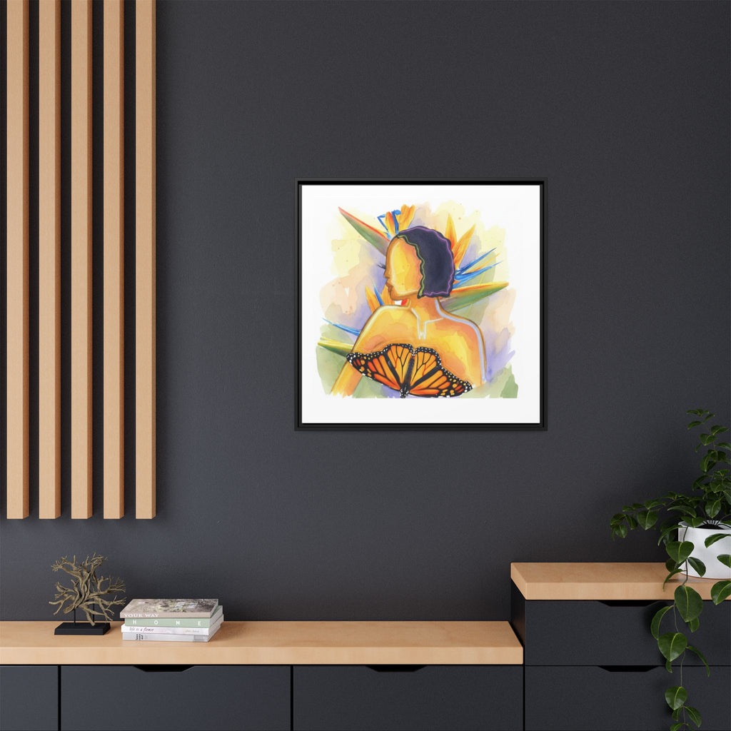 Matte Canvas, Framed (Multi-color)