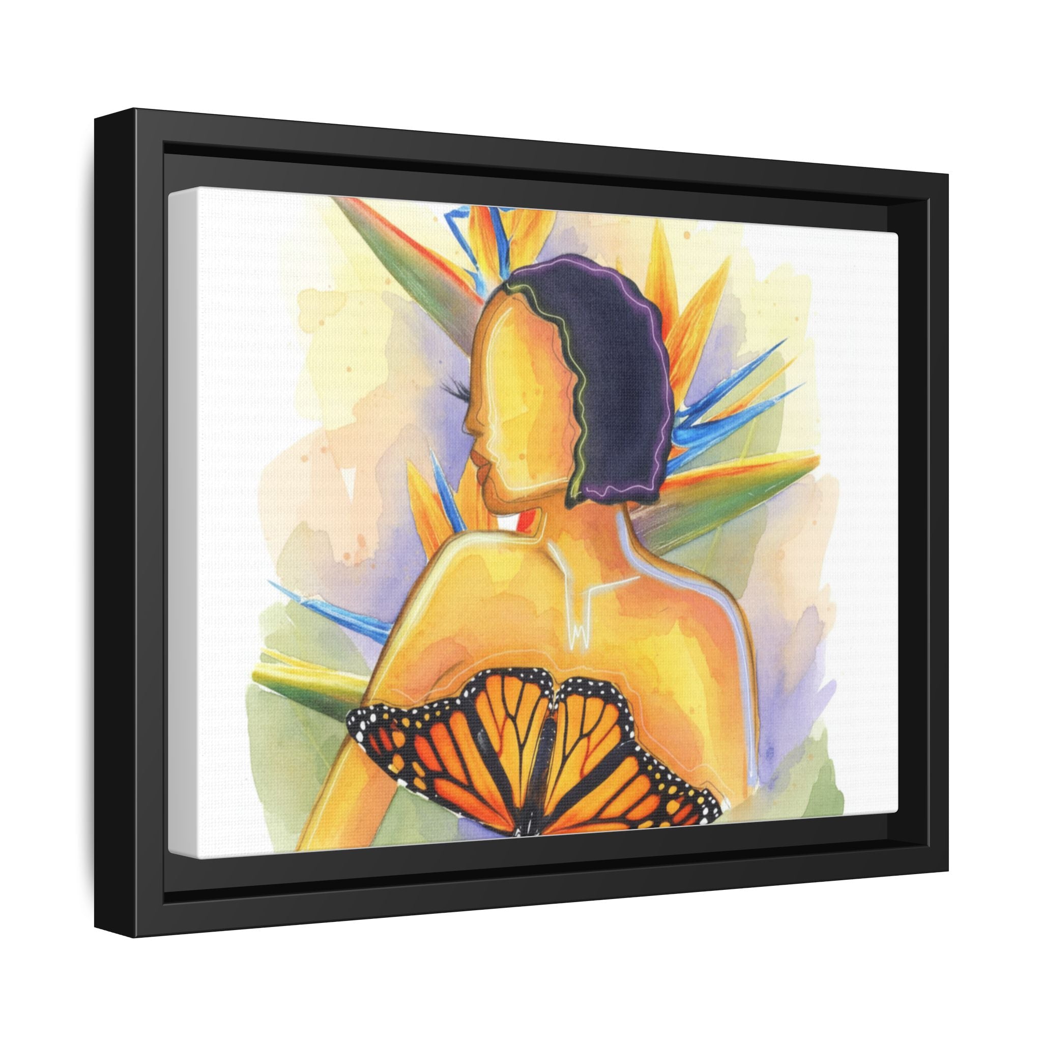 Matte Canvas, Framed (Multi-color)