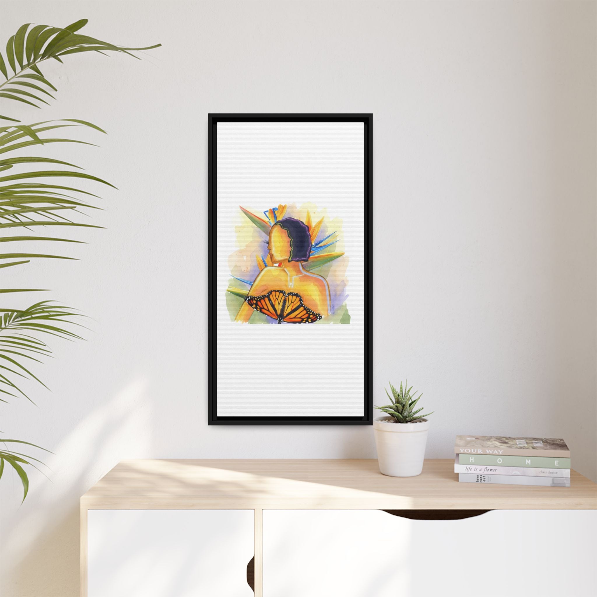 Matte Canvas, Framed (Multi-color)