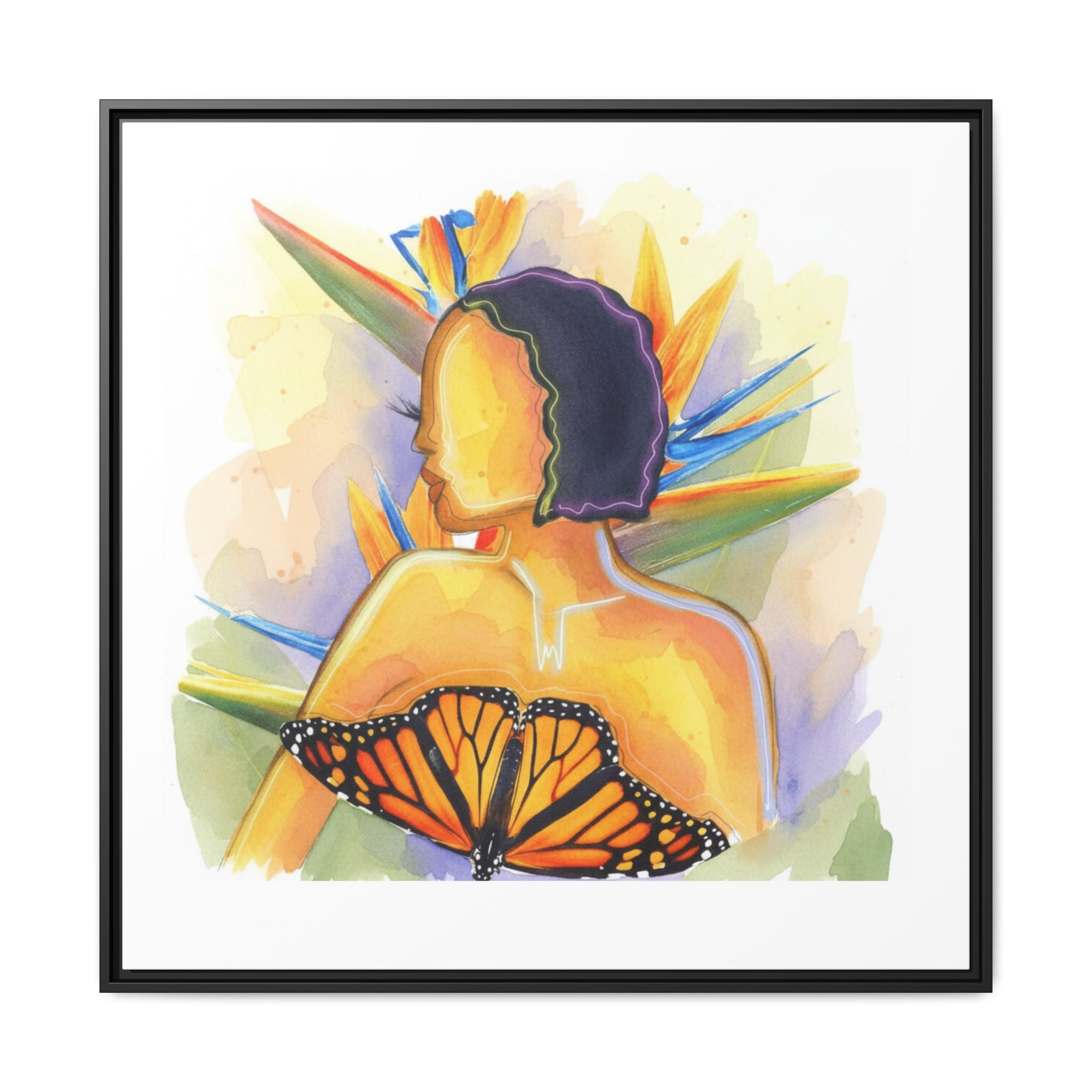 Matte Canvas, Framed (Multi-color)