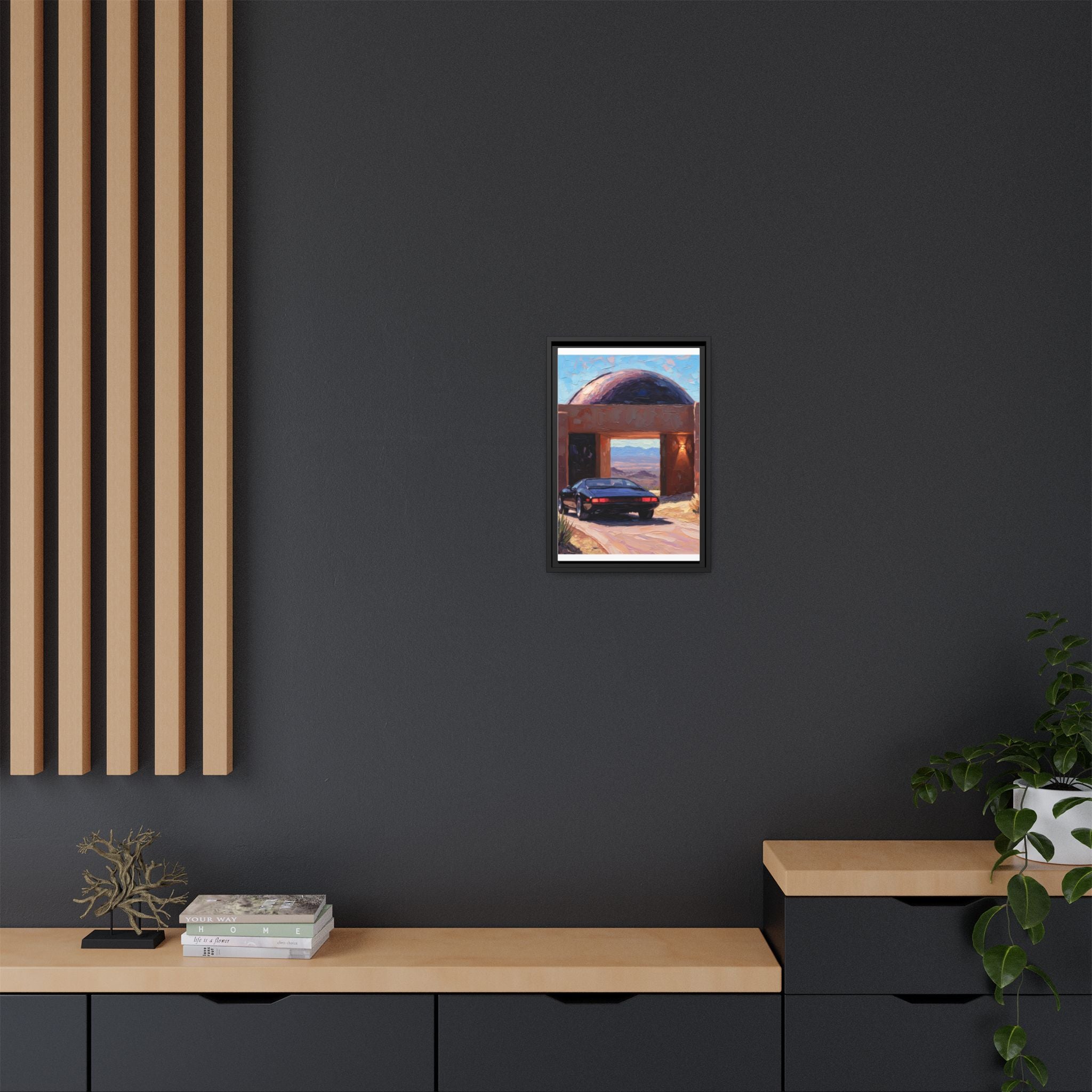 Matte Canvas, Framed (Multi-color)