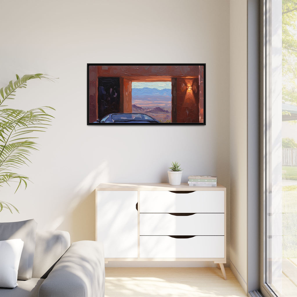 Matte Canvas, Framed (Multi-color)