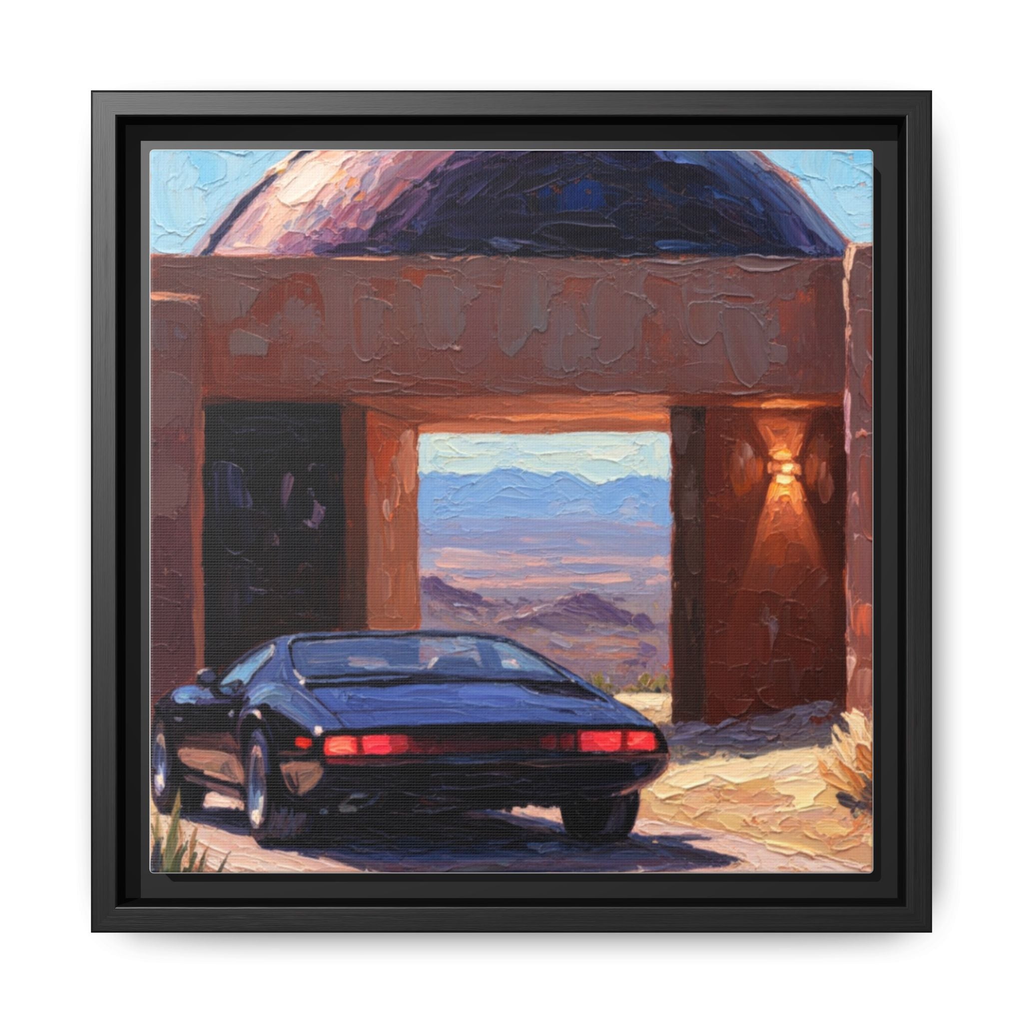 Matte Canvas, Framed (Multi-color)
