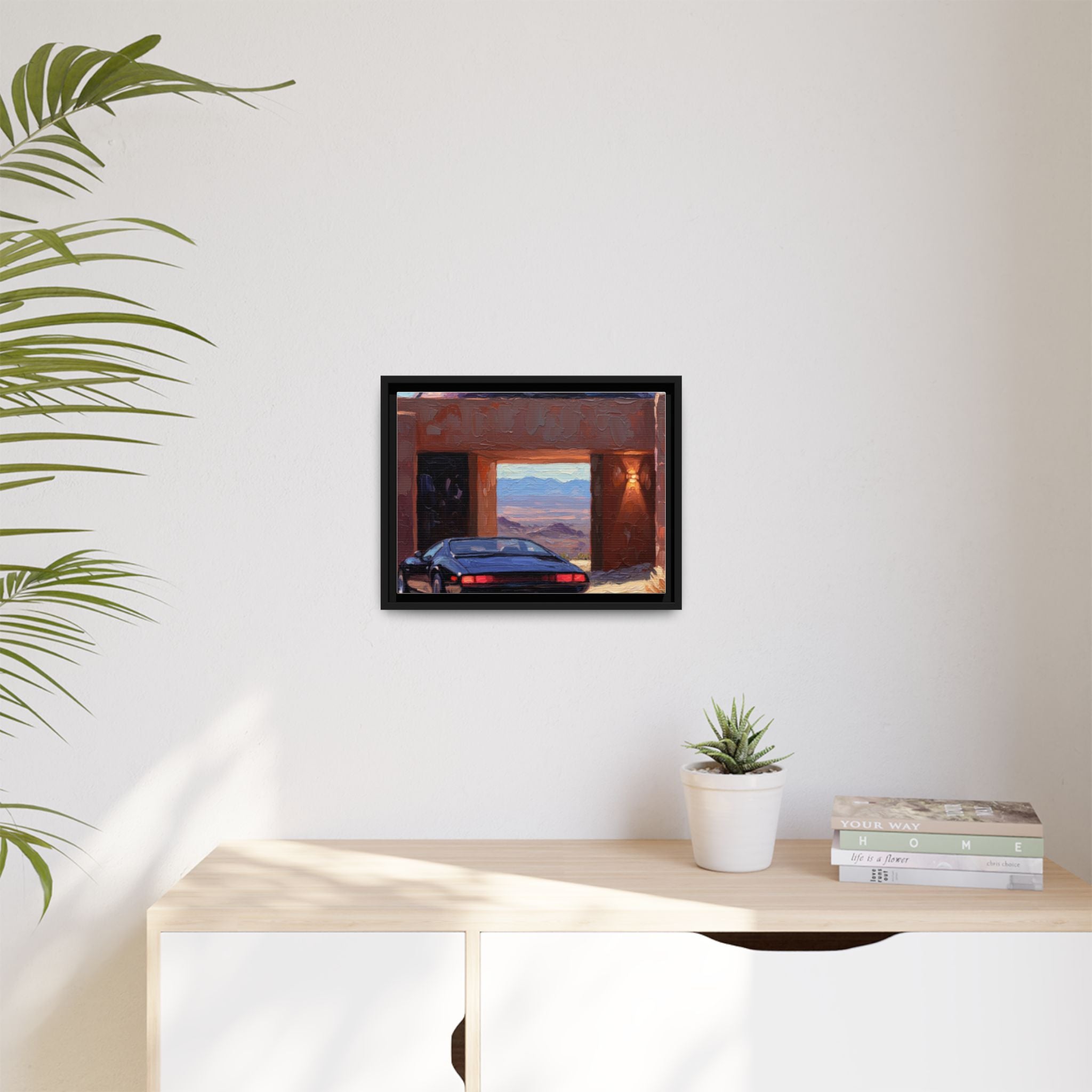 Matte Canvas, Framed (Multi-color)