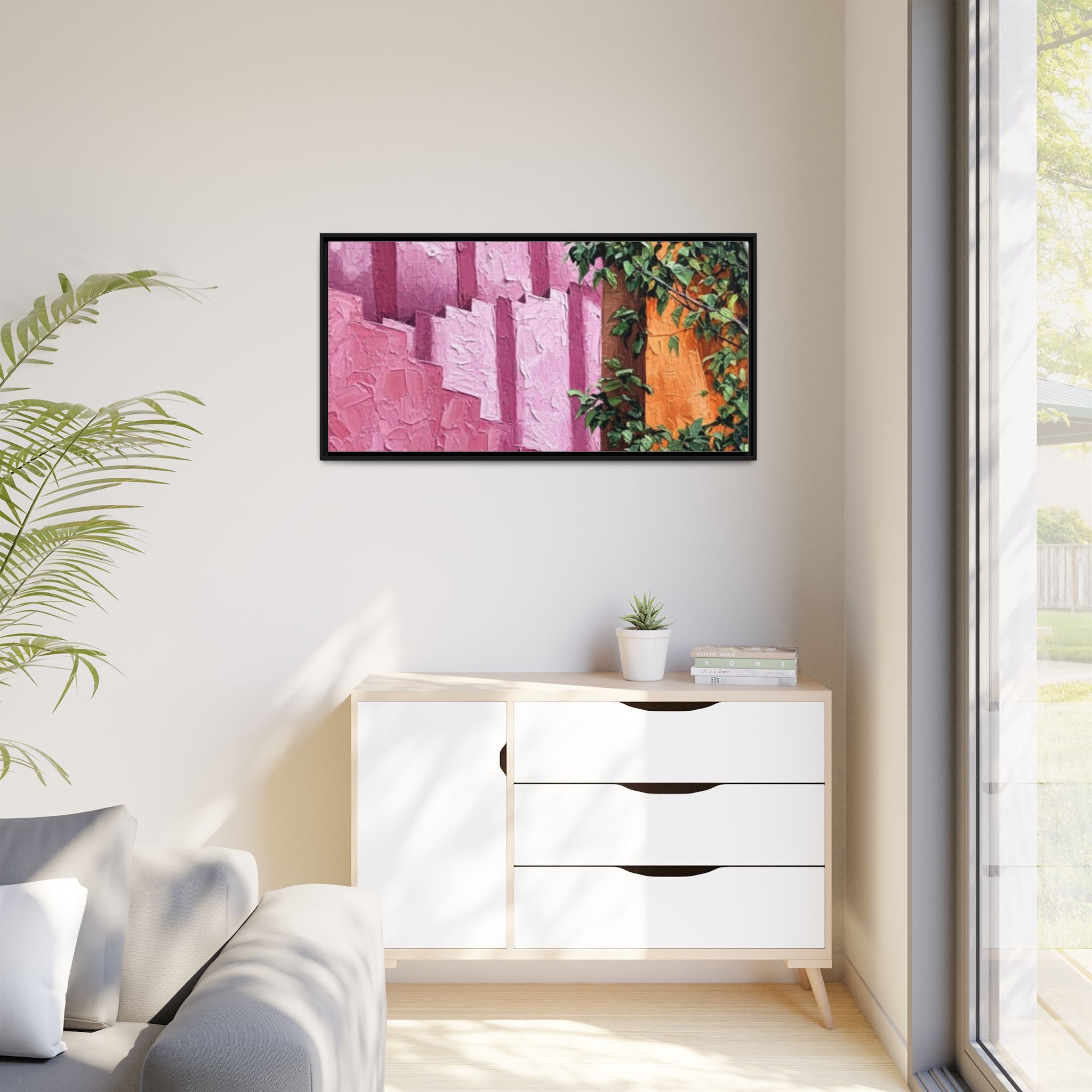 Matte Canvas, Framed (Multi-color)