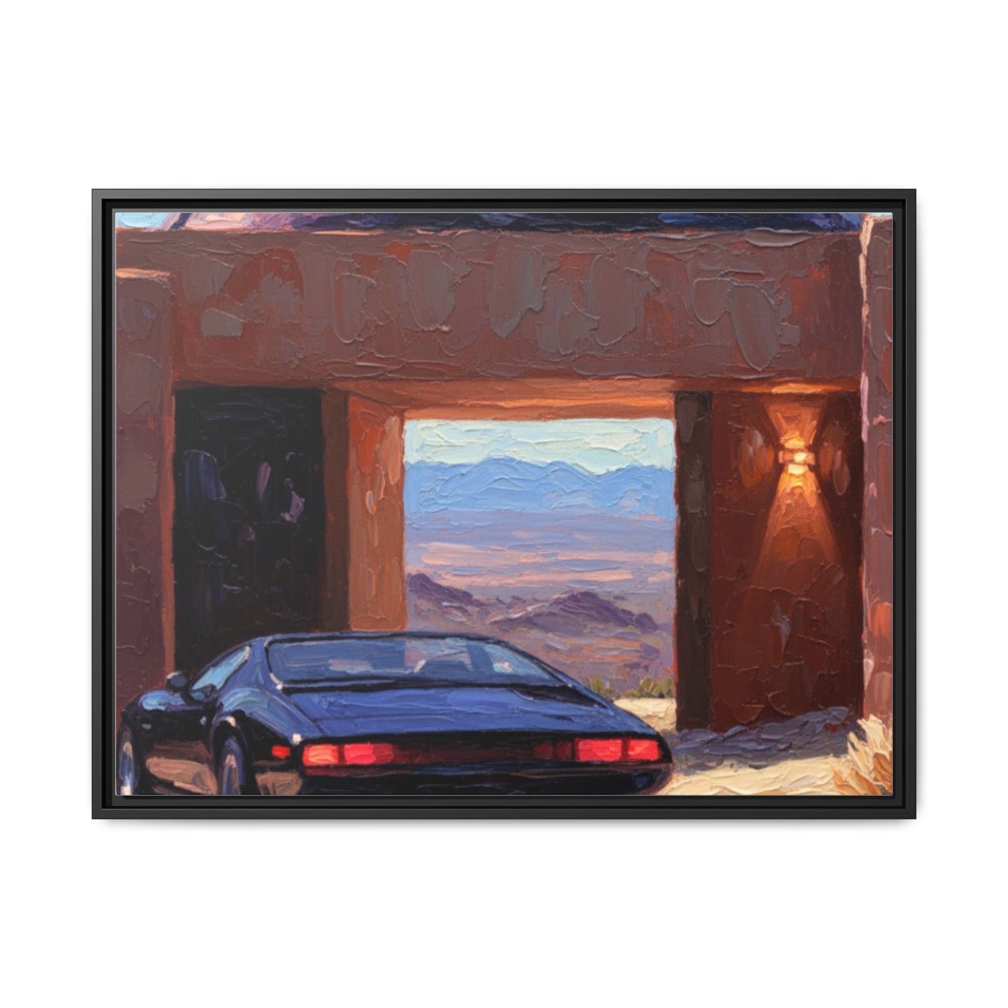 Matte Canvas, Framed (Multi-color)