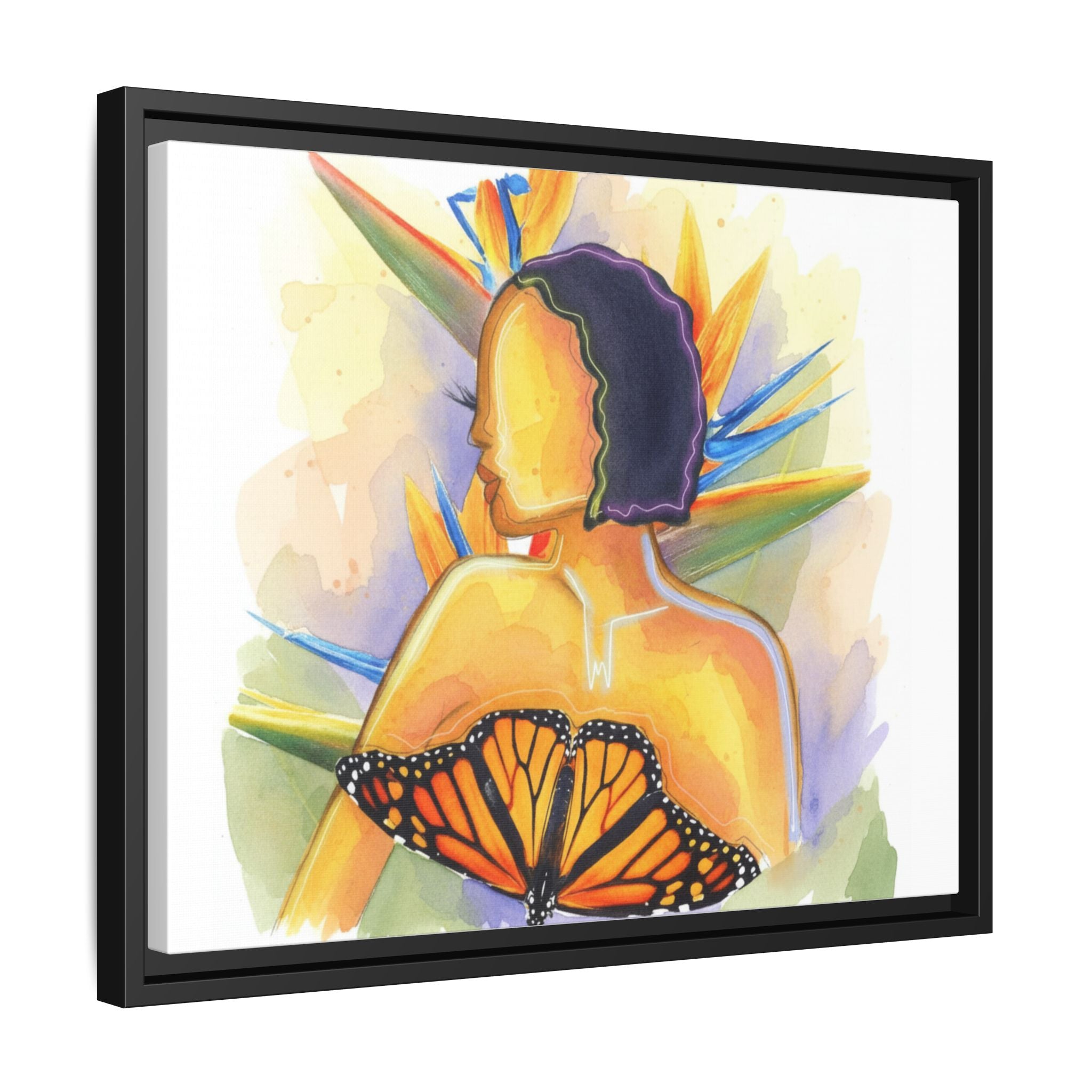 Matte Canvas, Framed (Multi-color)