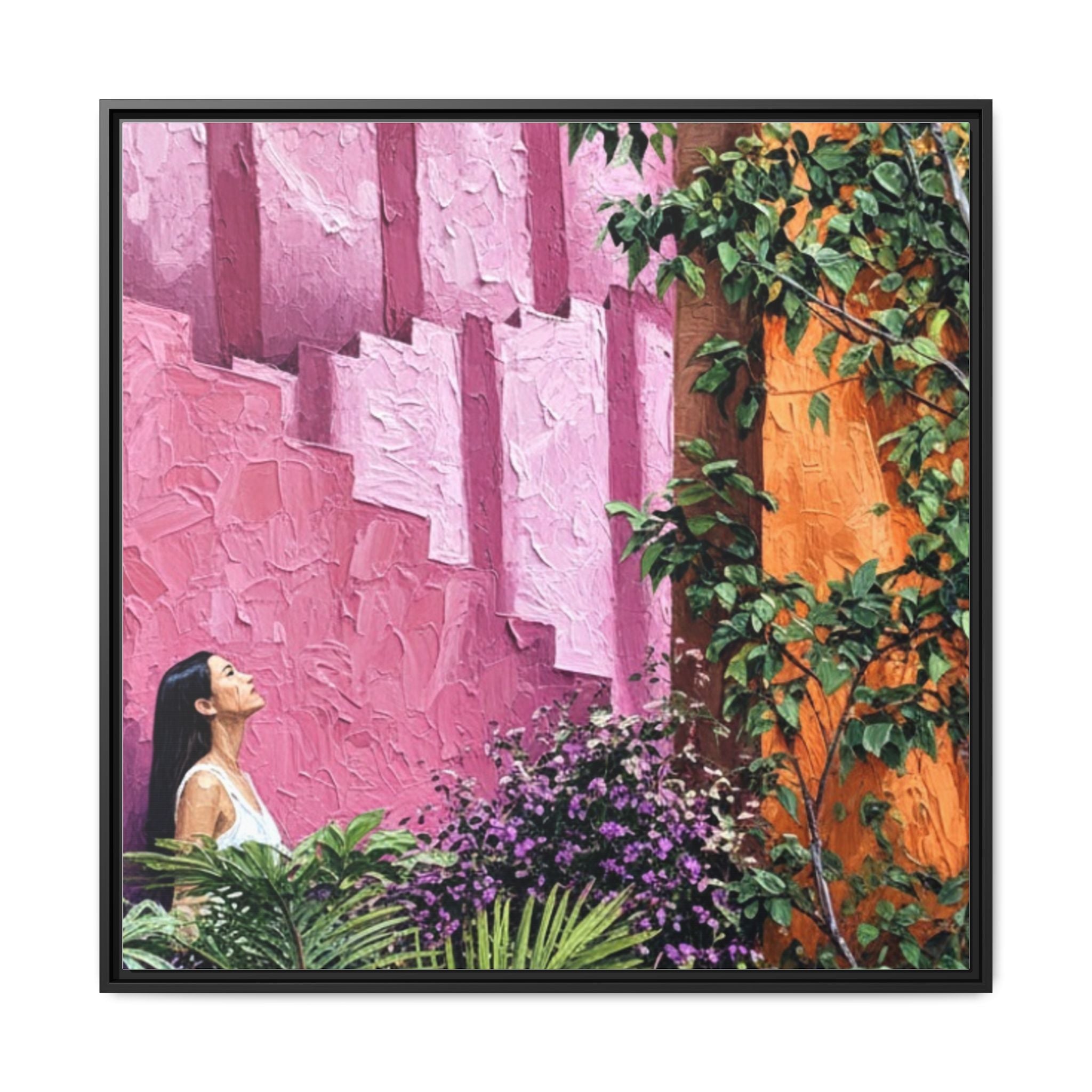 Matte Canvas, Framed (Multi-color)