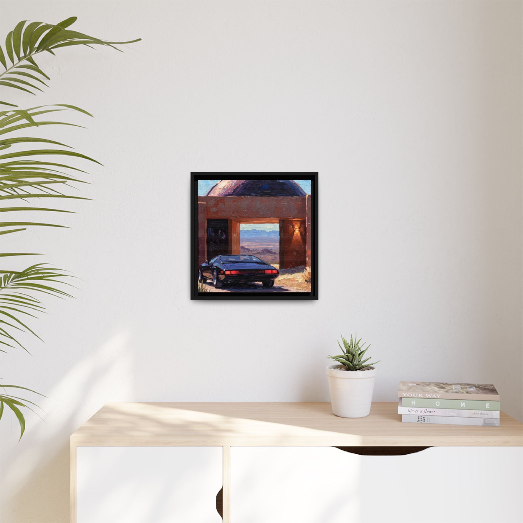 Matte Canvas, Framed (Multi-color)
